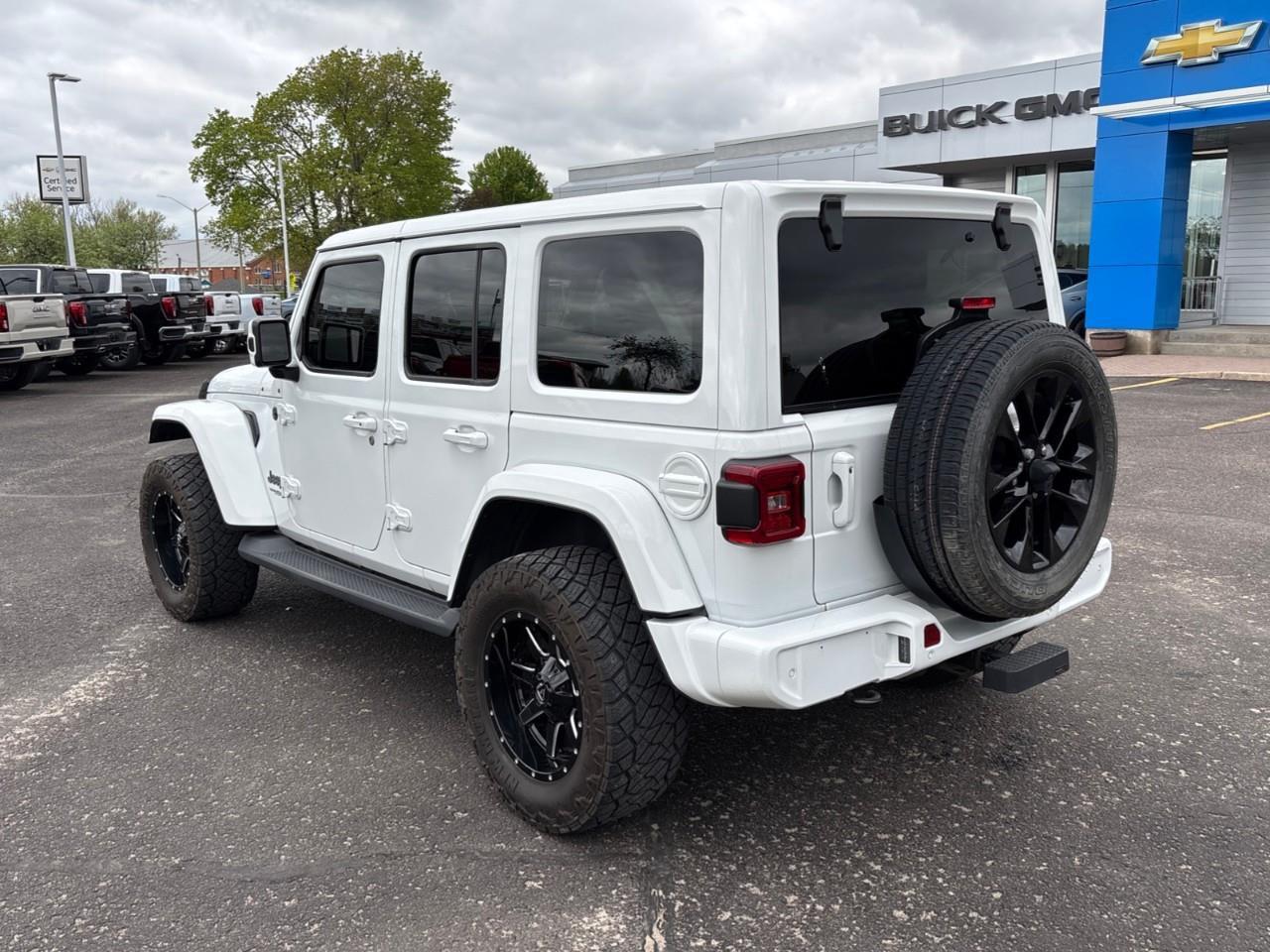 2021 Jeep Wrangler Unlimited Sahara Used 5 Passenger 4X4 Off Road 4 Door Jeep with 3.6L V6, Heated Front Seats, Heated Steering Wheel and Navigation Photo
