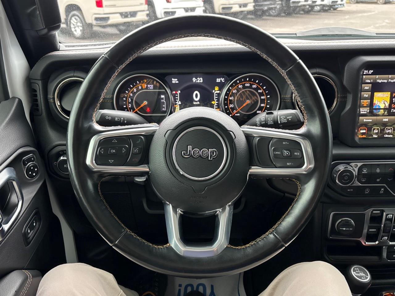 2021 Jeep Wrangler Unlimited Sahara Used 5 Passenger 4X4 Off Road 4 Door Jeep with 3.6L V6, Heated Front Seats, Heated Steering Wheel and Navigation Photo