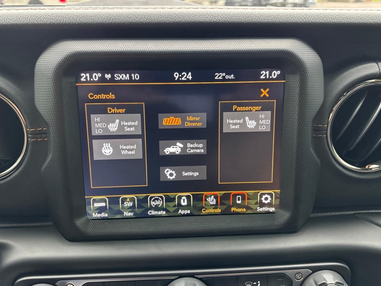 2021 Jeep Wrangler Unlimited Sahara Used 5 Passenger 4X4 Off Road 4 Door Jeep with 3.6L V6, Heated Front Seats, Heated Steering Wheel and Navigation Photo