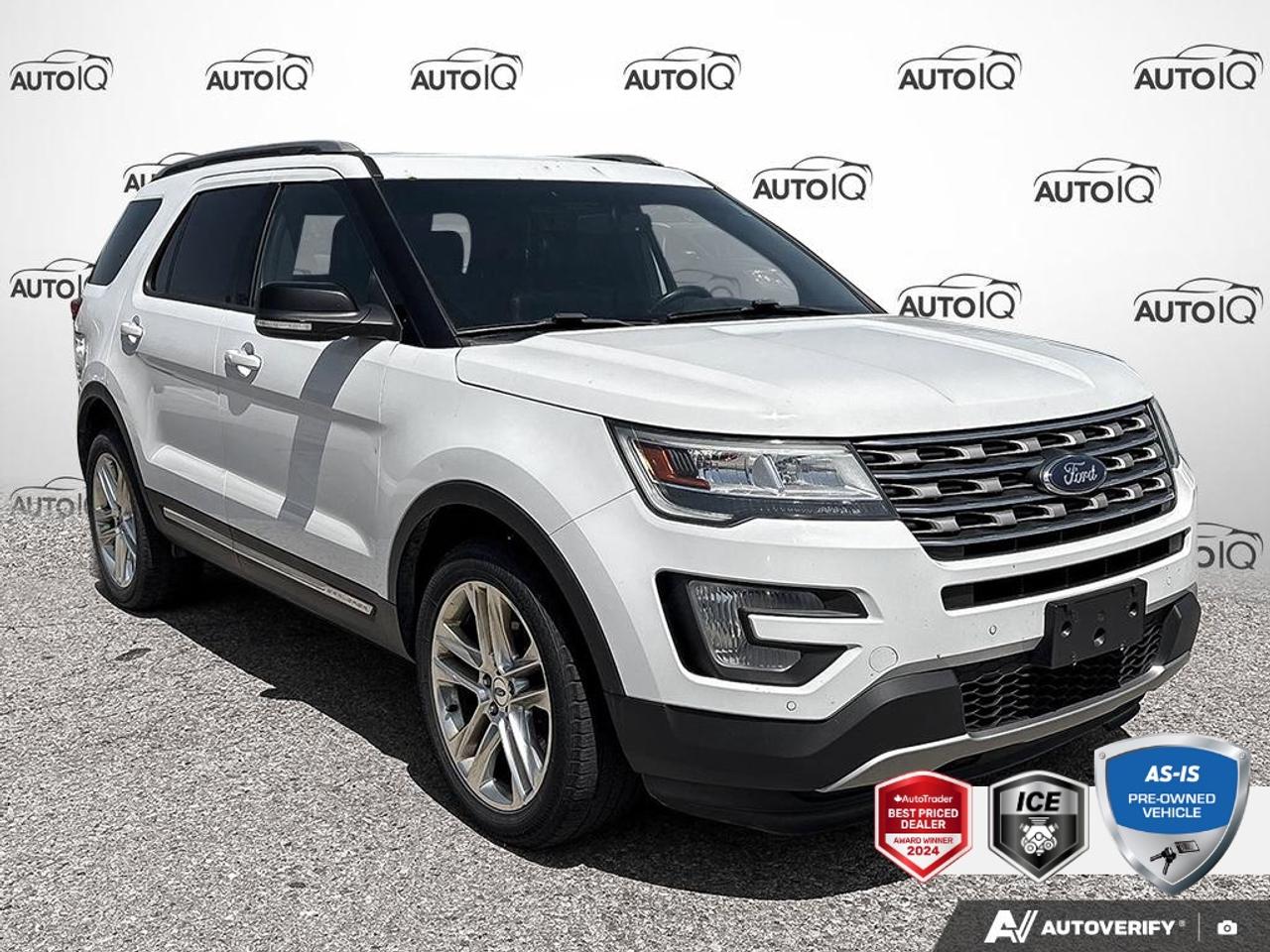 2016 Ford Explorer XLT 202A|BLACK LEATHER HEATED BKT STS|V6|WHLS 20|MOON Photo