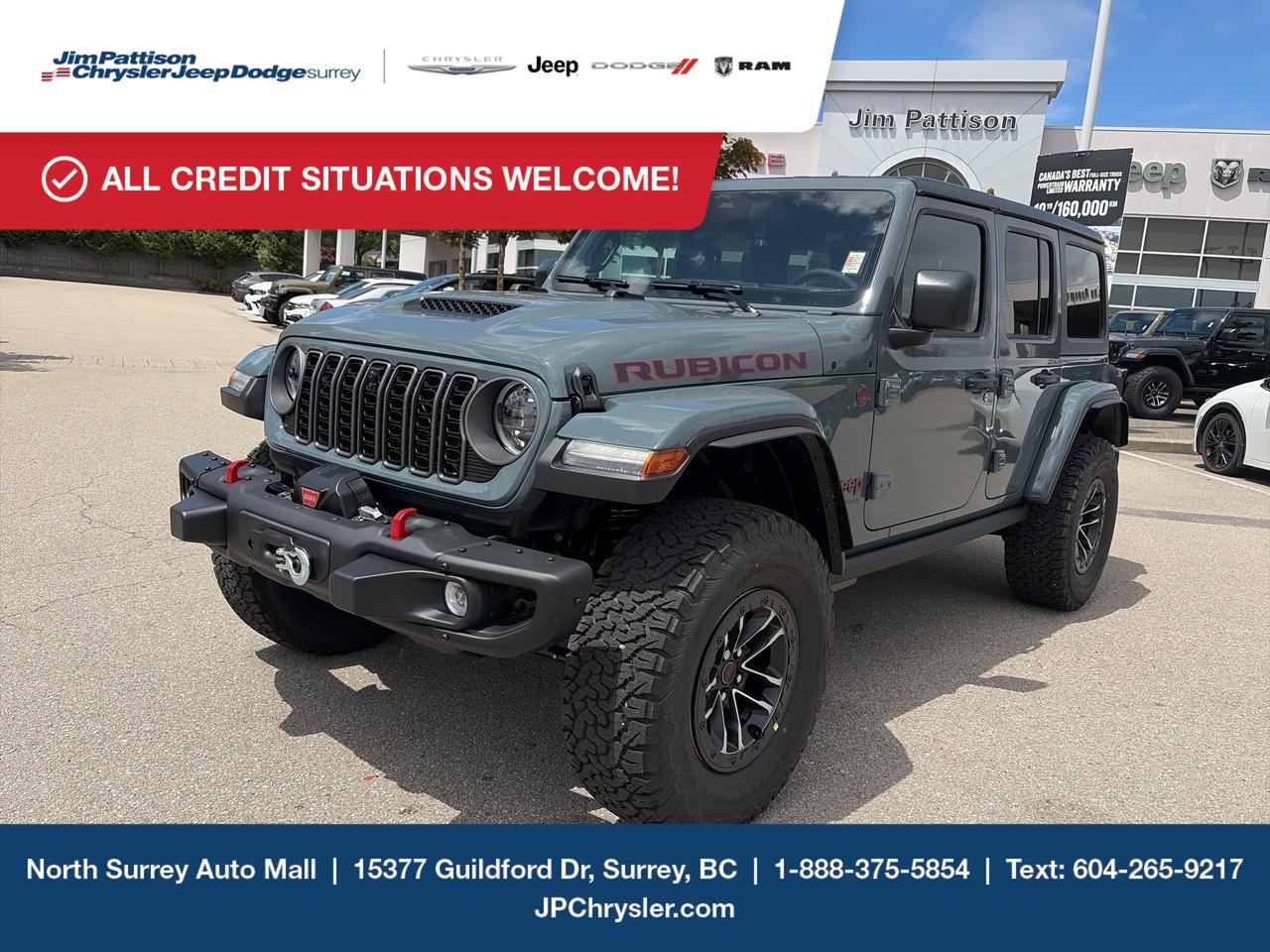 Jim Pattison Chrysler Jeep Dodge is ready to help you find your perfect vehicle. Our team of highly-experienced pros will provide you with the highest level of customer care and we are proud to offer online shopping from the comfort of your home with the new Pick, Price, Purchase Program. Browse our inventory online, create a personal account to track the vehicles youre interested in and the payment options that work best for you. Simple as that! And we will be here to answer all your questions. Visit our website, send us an email or give us a call today and let us get to work for you! -	Price includes freight & PDI, documentation fee ($895), dealer preparation fee ($495), A/C levy ($100), tire levy (up to $32.50), and VSA transaction levy ($10). Finance/lease placement fee ($595) if applicable, GST and PST are additional. Dealer-installed accessories are included, if applicable. Rebates applied after taxes. Rebates applied after taxes. D#30394