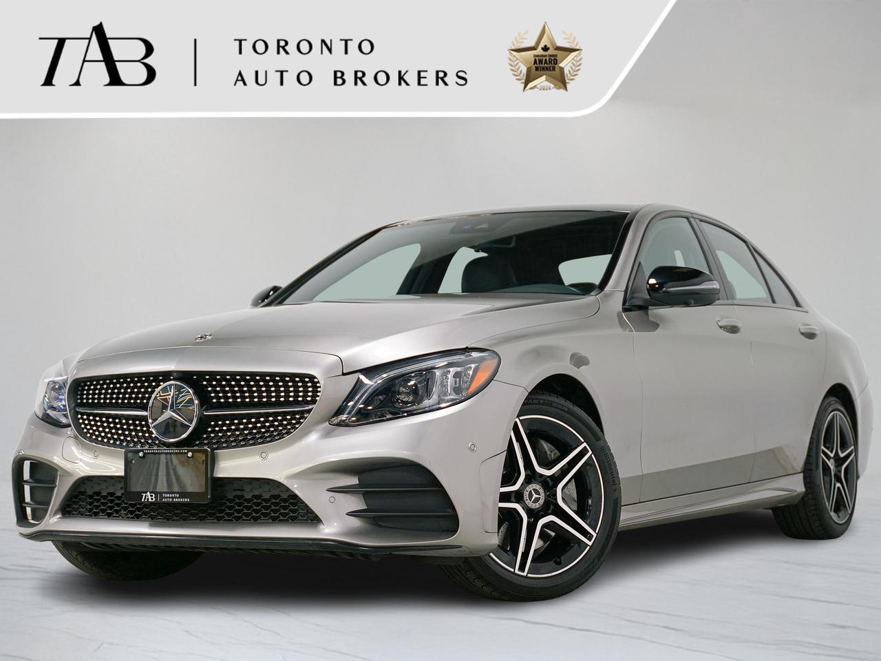 This 2020 Mercedes-Benz C 300 is a local Ontario vehicle with a clean Carfax report. Combining dynamic performance, refined luxury, and advanced technology, this C 300 delivers an engaging and comfortable driving experience, making it perfect for both spirited drives and everyday use.

Key Features:

Premium One Package  $4,000
Night Package  $2,300
Premium 2 package  $2,300
Technology Package  $1,900
Mojave Silver Metallic  $890
Heated Steering Wheel  $250
Wood finish, black ash  $250

NOW OFFERING 3 MONTH DEFERRED FINANCING PAYMENTS ON APPROVED CREDIT. 

WE OFFER THE BEST FINANCE RATES, AND DONT CHARGE ANY FINANCING FEE

Looking for a top-rated pre-owned luxury car dealership in the GTA? Look no further than Toronto Auto Brokers (TAB)! Were proud to have won multiple awards, including the 2024 AutoTrader Best Priced Dealer, the 2026 Best in Business award, the 2025 CarGurus Award, the 2026 Top Choice Award, the 2026 Dealer Rater Consumer Satisfaction Award, the 2026 Canadian Choice Award, the 2026 Three Best Rated Dealer Award, and many more!

With 30 years of experience serving the Greater Toronto Area, TAB is a respected and trusted name in the pre-owned luxury car industry. Our 30,000 sq.Ft indoor showroom is home to a wide range of luxury vehicles from top brands like BMW, Mercedes-Benz, Audi, Porsche, Land Rover, Jaguar, Aston Martin, Bentley, Maserati, and more. And we dont just serve the GTA, were proud to offer our services to all cities in Canada, including Vancouver, Montreal, Calgary, Edmonton, Winnipeg, Saskatchewan, Halifax, and more.

At TAB, were committed to providing a no-pressure environment and honest work ethics. As a family-owned and operated business, we treat every customer like family and ensure that every interaction is a positive one. Come experience the TAB Lifestyle at its truest form, luxury car buying has never been more enjoyable and exciting!

We offer a variety of services to make your purchase experience as easy and stress-free as possible. From competitive and simple financing and leasing options to extended warranties, aftermarket services, and full history reports on every vehicle, we have everything you need to make an informed decision. We welcome every trade, even if youre just looking to sell your car without buying, and when it comes to financing or leasing, we offer same day approvals, with access to over 50 lenders, including all of the banks in Canada. Feel free to check out your own Equifax credit score without affecting your credit score, simply click on the Equifax tab above and see if you qualify.

Call us today or visit our website to learn more about our inventory and services. And remember, all prices exclude applicable taxes and licensing, and vehicles can be certified at an additional cost of $999.