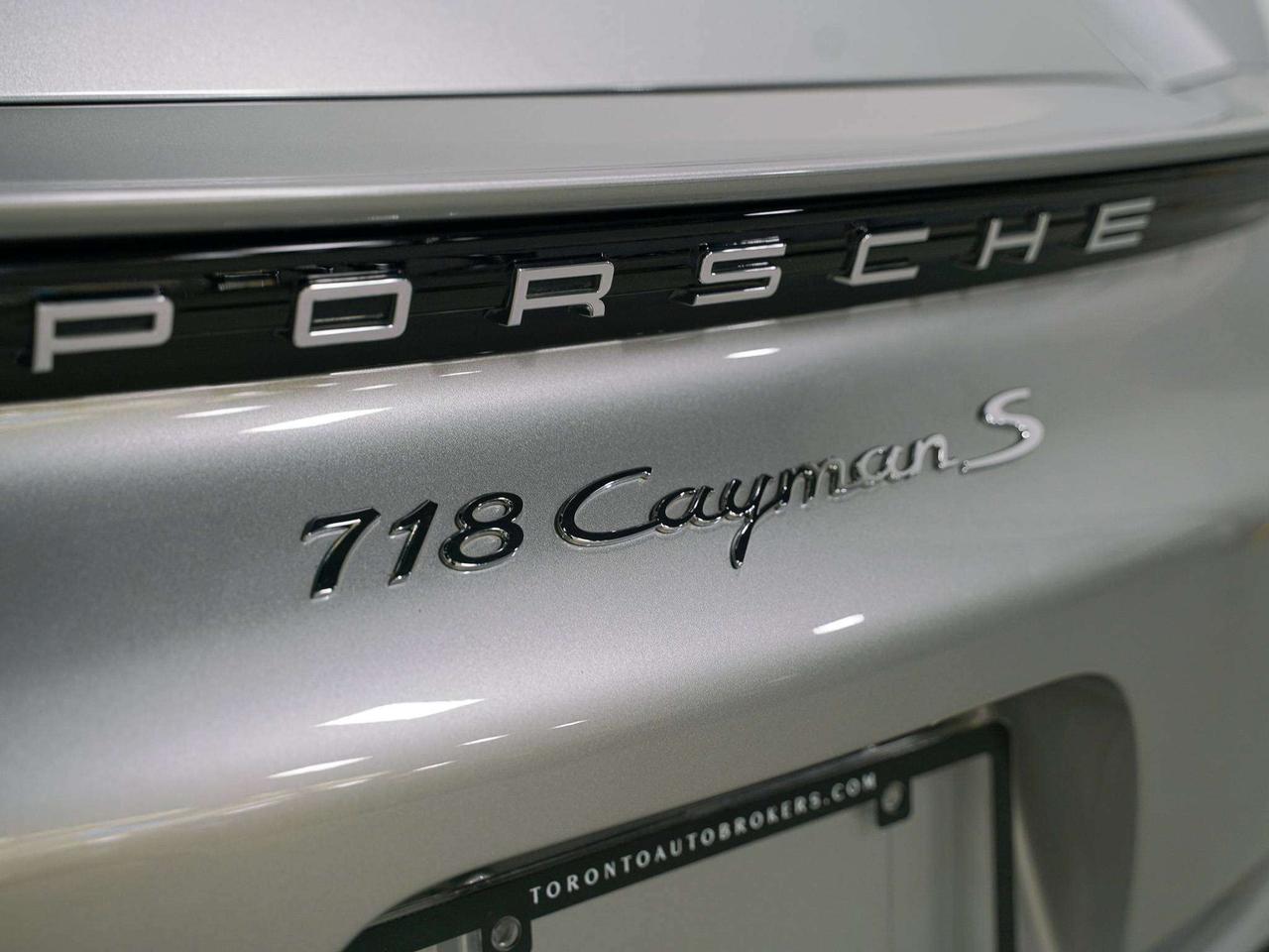 2021 Porsche 718 Cayman S | RED LEATHER | LOW KMS | 20 IN Photo