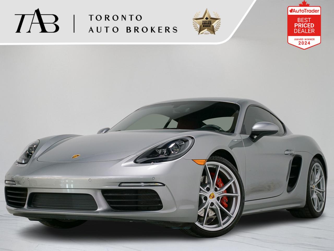 2021 Porsche 718 Cayman S | RED LEATHER | LOW KMS | 20 IN Photo