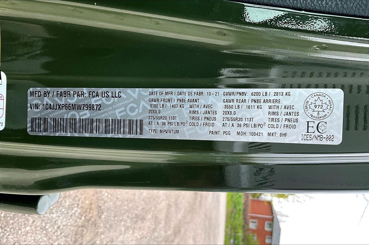 2021 Jeep Wrangler 4xe Sahara PHEV | Adv Safety Group | Tow Pkg | 4X4 Photo