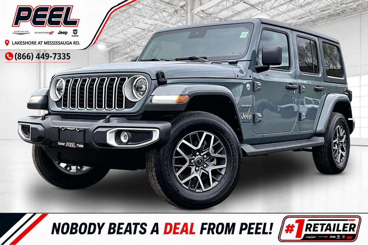 Used 2024 Jeep Wrangler Sahara V6 | Heated Seats | Side Steps | 4X4 for sale in Mississauga, ON