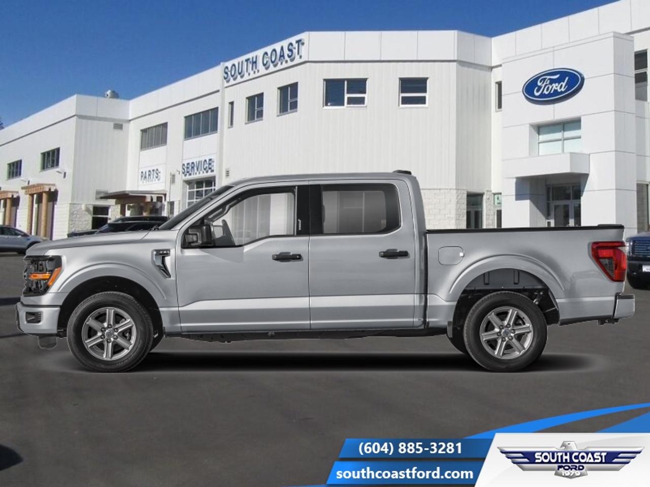 <b>Wireless Charging, FX4 Off-Road Package, Tow Package, Tailgate Step, Power Sliding Rear Window!</b><br> <br> The 2026 Ford F-150 offers remarkable versatility and resiliency to support both demanding work and weekend adventures.<br> <br>The 2026 Ford F-150 combines proven leadership in toughness with smart innovation to deliver a truck built for real-world demands. Inside, the cabin features refined materials, intuitive tech and comfortable seating to support both driver and passengers on every journey. With its strong presence, flexible design and Fords legacy of dependability, the F-150 is ready for whatever work or play you throw its way.<br> <br>This Iconic Silver Metallic Crew Cab 4X4 pickup has an Automatic transmission and is powered by a 382HP 3.5L V6 Cylinder Engine. <br> <br> Our F-150s trim level is XLT. Perfect for outdoor enthusiasts and weekend adventurers seeking a blend of rugged capability and modern style, this truck stands out on the trails with body-coloured bumpers, front fog lamps, cornering lights, and distinctive painted aluminum wheels wrapped in all-terrain tires. Inside, the functional cabin balances utility and comfort with metal-look instrument panel inserts, full carpet flooring, and supportive cloth seating featuring manual driver lumbar adjustment and versatile second-row underseat storage. Modern convenience is always at your fingertips with smart device remote engine start, manual air conditioning, and an immersive seven-speaker audio system integrated into a SYNC 4 system with a 12-inch center display, wireless smartphone compatibility, and a built-in Wi-Fi hotspot. You can navigate any journey with absolute confidence under the protection of smart safety features like the Ford Co-Pilot360 reverse camera, blind spot information system, cross-traffic alert with reverse brake assist, lane keeping assist, and front collision mitigation. This vehicle has been upgraded with the following features: Wireless Charging, FX4 Off-Road Package, Tow Package, Tailgate Step, Power Sliding Rear Window.<br><br> View the original window sticker for this vehicle with this url <b><a href=http://www.windowsticker.forddirect.com/windowsticker.pdf?vin=1FTFW3L80TKE57623 target=_blank>http://www.windowsticker.forddirect.com/windowsticker.pdf?vin=1FTFW3L80TKE57623</a></b>.<br> <br>To apply right now for financing use this link: <a href=https://www.southcoastford.com/financing/ target=_blank>https://www.southcoastford.com/financing/</a><br> <br/>Total rebate of $6750 is reflected in the price. 5.49% financing for 84 months. <br> Buy this vehicle now for the lowest bi-weekly payment of <b>$616.37</b> with $0 down for 84 months @ 5.49% APR O.A.C. ( taxes included, $695 Administration Fee included / Total Obligation of $100041 ). Incentives expire 2026-07-23. See dealer for details. <br><br>Call South Coast Ford Sales or come visit us in person. Were convenient to Sechelt, BC and located at 5606 Wharf Avenue. and look forward to helping you with your automotive needs. <br><br> Come by and check out our fleet of 20+ used cars and trucks and 90+ new cars and trucks for sale in Sechelt.  o~o