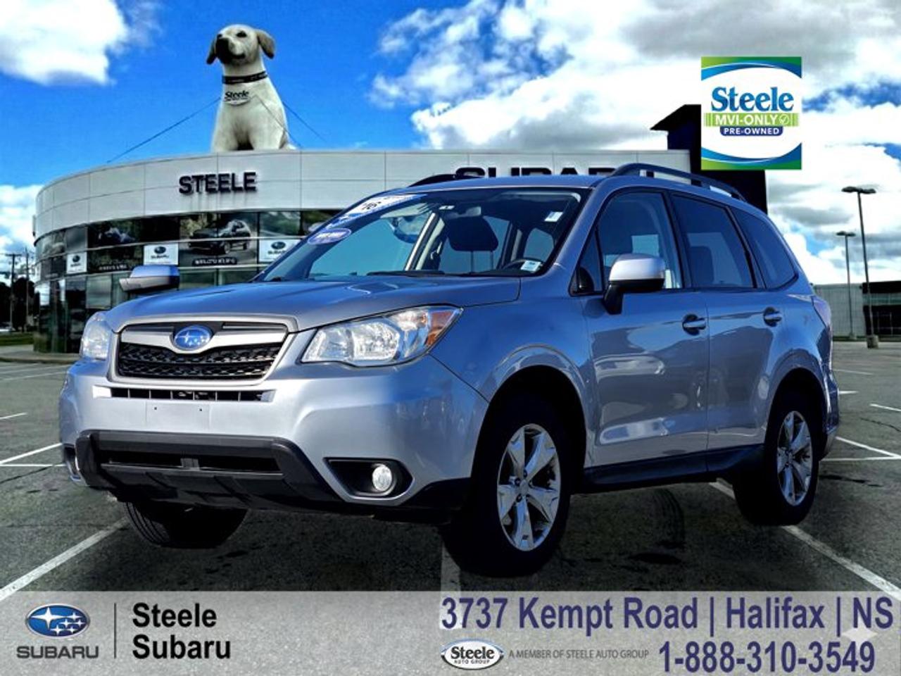 IIHS Top Safety Pick+. This Subaru Forester boasts a Regular Unleaded H-4 2.5 L/152 engine powering this Variable transmission. ICE SILVER METALLIC, Wireless Phone Connectivity, Wheels: 17 x 7 5 Spoke Design Aluminum Alloy.*This Subaru Forester Comes Equipped with These Options *Variable Intermittent Wipers, Valet Function, Urethane Gear Shifter Material, Trip Computer, Transmission: Lineartronic Continuously Variable -inc: lock-up torque converter, paddle shifters, normal and manual mode, shift lock, Subaru symmetrical full-time all-wheel drive system w/electronically controlled multi-plate transfer clutch and X-mode, Transmission w/Driver Selectable Mode, Tires: P225/60R17 98H Yokohama Geolandar G91 AS -inc: Mud and snow, Tailgate/Rear Door Lock Included w/Power Door Locks, Strut Front Suspension w/Coil Springs, Steel Spare Wheel.* The Votes are Counted *IIHS Top Safety Pick+, KBB.com 10 Best SUVs Under $25,000, KBB.com Best Resale Value Awards, KBB.com 10 Best All-Wheel Drive Vehicles Under $25,000, KBB.com Brand Image Awards.* Visit Us Today *Come in for a quick visit at Steele Subaru, 3737 Kempt Road, Halifax, NS B3K-4X6 to claim your Subaru Forester!