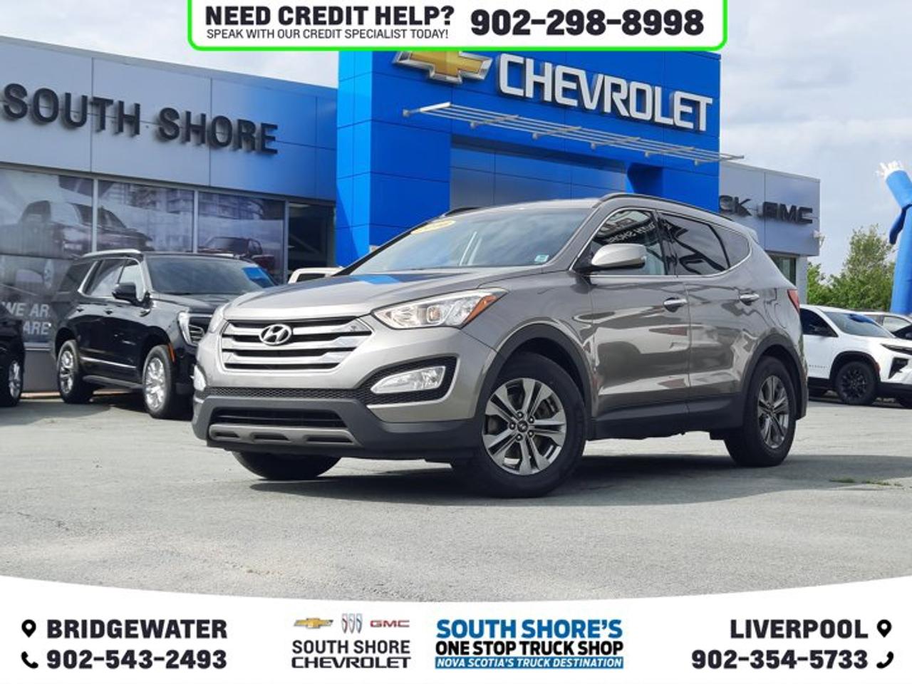 Awards:* 2016 KBB.com 5-Year Cost to Own AwardsTitanium Silver 2016 Hyundai Santa Fe Sport 2.4 Premium For Sale, Bridgewater AWD 6-Speed Automatic with Shiftronic 2.4L I4 DGI DOHC6 Speakers, ABS brakes, Air Conditioning, Alloy wheels, Brake assist, Bumpers: body-colour, CD player, Delay-off headlights, Driver vanity mirror, Electronic Stability Control, Front anti-roll bar, Front Bucket Seats, Front dual zone A/C, Front fog lights, Front reading lights, Fully automatic headlights, Heated door mirrors, Heated front seats, Heated rear seats, Illuminated entry, Knee airbag, Occupant sensing airbag, Outside temperature display, Passenger vanity mirror, Power door mirrors, Power steering, Power windows, Rear Parking Sensors, Rear window defroster, Remote keyless entry, Security system, Speed control, Speed-sensing steering, Sun blinds, Tachometer, Telescoping steering wheel, Tilt steering wheel, Traction control, Trip computer, Variably intermittent wipers.Reviews:* Spacious, stylish and quiet interior; lots of features for the money; lengthy warranty. Source: Edmunds