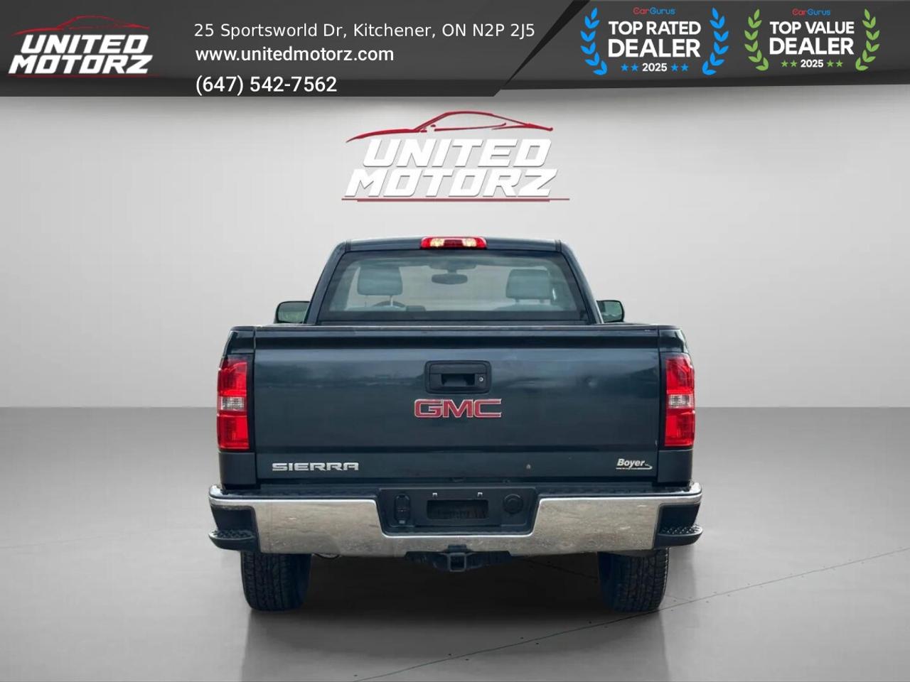 2017 GMC Sierra 1500 4WD REGULAR CAB 133"~SAFETY CERTIFIED~ 20 SERVICE Photo