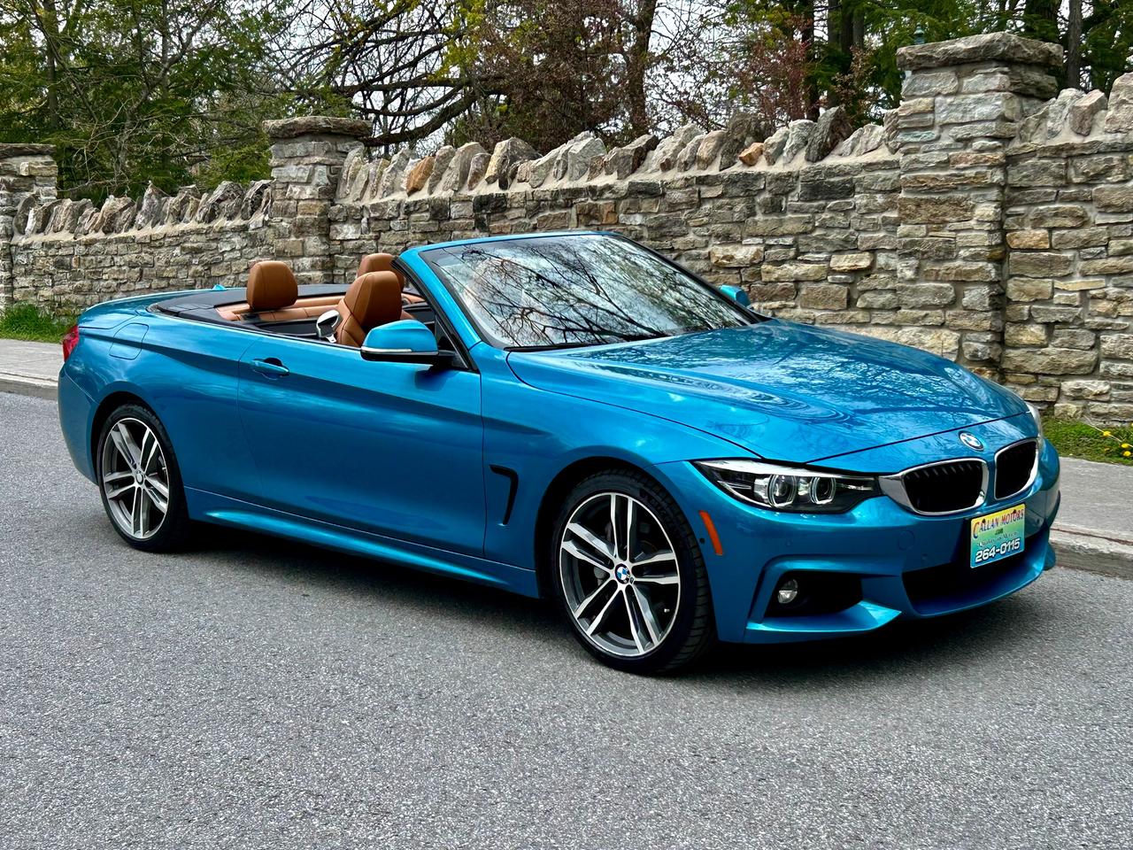 <p>Extremely Rare! Snapper Rocks Blue Metallic w/ BMW Individual Golden Brown Extended Merino Leather<br><br>Hard-Top Convertible, Harman/Kardon Sound System, M Appearange PackagePower Windows, Power Locks, Power Heated Seats, Vented Neck Air, Thigh Extenders, Park Assistant, Active Cruise, BMW Head-Up Display, iDrive All-Wheel, Remote Keyless Entry, Rain Sensors, Rear Camera, and much more. As Low As $351 /bi-weekly $0 down &nbsp;&middot; &nbsp;72 months &nbsp;&middot; &nbsp;7.99% APR, OAC Incl. HST, licensing & fees! We welcome all credit situations, no need to worry.<br><br>Equipment listing informational only. Features listed are based on available data and may vary. All prices + applicable taxes & licensing. Financing OAC. Fees may include: Carfax / OMVIC / Misc ($299), Licensing ($125). Bi-weekly payment based on $43,413 financed at 7.99% APR, 156 bi-weekly payments, $0 down. Total obligation approx. $54,713. Open loans &mdash; no early payment penalty. Each deal is different, any additional fee(s) or bank financing fee(s) will be explained during your visit to the dealership.</p><p>At Callan Motors, all our vehicles come certified in Ontario unless otherwise noted. Every car receives a full mechanical inspection so you can drive with confidence. Plus, we stand behind our work with a 30-Day / 1,000-KM in-house warranty on repairs completed for certification or while in our inventory.</p><p>We&rsquo;ve proudly served Perth and the surrounding area for over 32 years, offering reliable vehicles at fair prices. We keep our prices competitive&mdash;often below market&mdash;and update them regularly so you know you&rsquo;re getting solid value. Our team is available 7 days a week to answer any questions online or in person Monday through Saturday.</p>