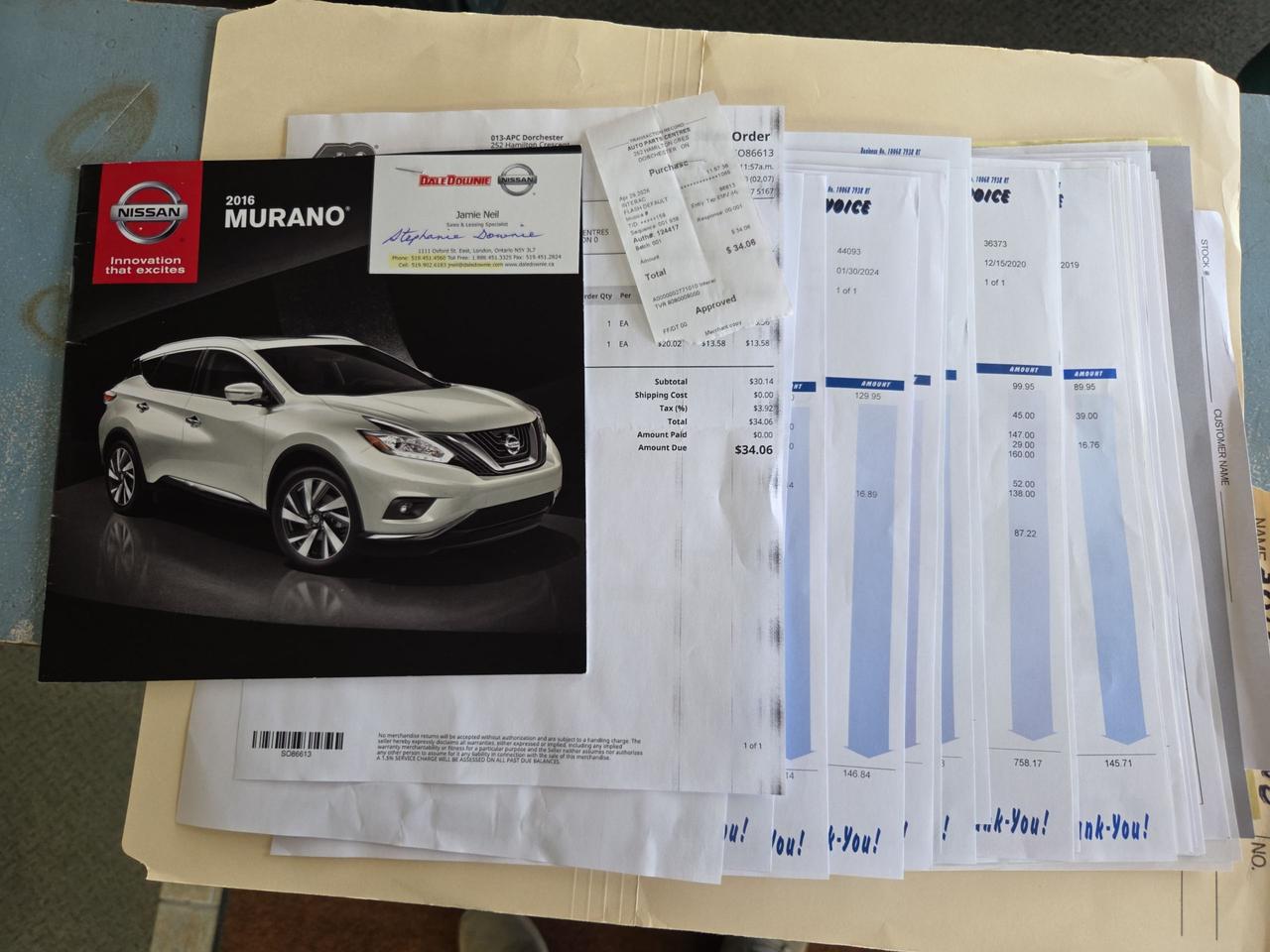 2016 Nissan Murano SV  Premium Photo