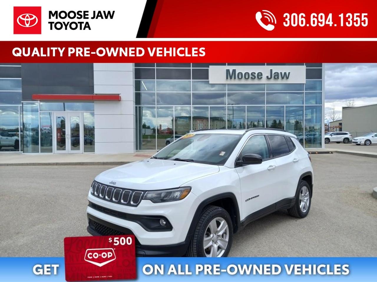 <p><strong>2022 Jeep Compass North Edition</strong> 🚙</p><p>Accident-free local trade and ready to go! This Compass has just been <strong>fully inspected, serviced, and professionally detailed</strong>, so it's ready for its next owner.</p><p>? Local trade ? Accident free ? Fresh inspection completed ? Recently serviced ? Professionally detailed ? Ready for immediate delivery</p><p>The Jeep Compass North Edition offers a comfortable ride, modern technology, and the confidence of Jeep capability. Clean, well-maintained, and priced for a quick sale.</p><p><strong>Don't miss outcontact us today to schedule a test drive!</strong></p>