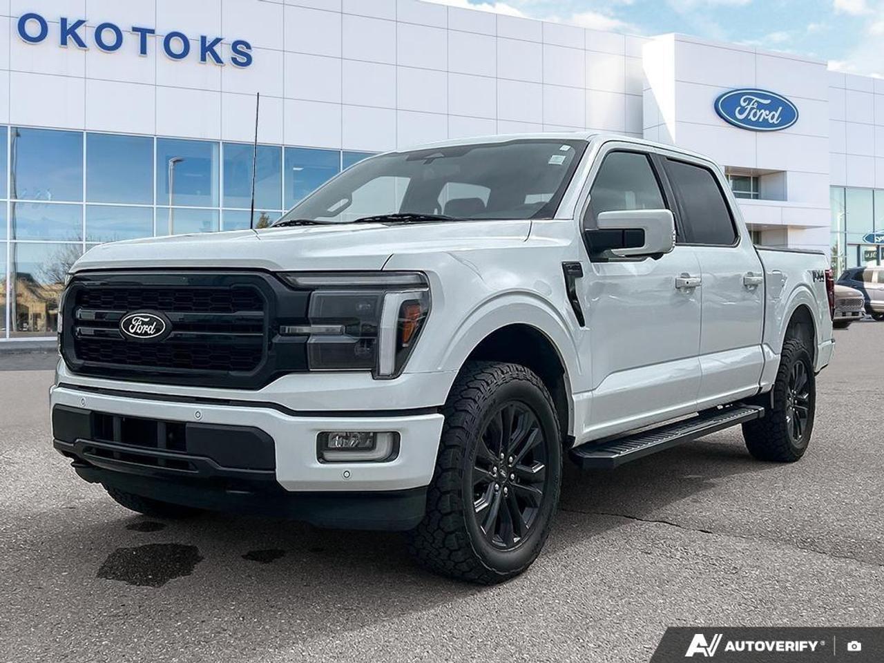 <p>This <strong>2024 Ford F-150 Lariat</strong> has arrived in our pre-owned inventory as a highly capable and modern pickup. Originally registered and driven within Alberta, this white truck shows <span style=color:rgb( 0 , 0 , 0 )>91,54</span>kilometers on the odometer. Having been maintained with regular service visits to help preserve its mechanical condition, it is now <strong>ready for its next home</strong>. Our team has carefully reviewed this vehicle to provide you with <strong>peace of mind</strong> regarding its performance for your daily driving and work needs.</p><p>Our certified journeyman technicians at Okotoks Ford Lincoln have completed a comprehensive mechanical and safety inspection, certifying this truck for both AMVIC compliance and TriCare Ultimate Protect standards:</p><ul><li><p><strong>Mechanical Fitness:</strong> Passed the complete Alberta Mechanical Fitness Assessment on May 28, 2026, with the powertrain, steering, suspension, and electrical systems fully compliant.</p></li><li><p><strong>Brake Condition:</strong> Front brake pads are at an exceptional <strong>10.3 mm</strong> (rotors at 34.1 mm) and rear brake pads are at <strong>9.6 mm</strong> (rotors at 19.9 mm), offering substantial service life remaining.</p></li><li><p><strong>Tire Health:</strong> Fitted with roadworthy tires measuring <strong>7 mm</strong> in the front and <strong>10 mm</strong> in the rear, ensuring solid traction across all seasons.</p></li><li><p><strong>Glass & Visibility:</strong> Passed full visibility inspection with all glass, windows, and windshield wipers verified in good condition.</p></li><li><p><strong>Fresh Maintenance:</strong> Received a fresh oil and filter change utilizing premium 5W-30 motor oil and a new Motorcraft FL-500-SB12 filter.</p></li><li><p><strong>Safety & Scanning:</strong> A complete onboard diagnostic scan was performed across all computer-controlled systems, confirming zero active trouble codes or faults.</p></li></ul><p>The <strong>Carfax Canada report</strong> confirms a clean history for this vehicle with no records of accidents or damage found. It has been registered in Alberta with normal status, and while a lien record was noted, we encourage all buyers to verify documentation with our team. Please note there is one open recall listed for this vehicle, which our service department is prepared to address to ensure your safety.</p><p>This F-150 Lariat is built for high-performance utility:</p><ul><li><p><strong>6-Cylinder EcoBoost Engine</strong> provides impressive horsepower and towing torque for demanding work and hauling tasks.</p></li><li><p><strong>Intelligent Four-Wheel Drive System</strong> offers reliable traction control to help you navigate through challenging Alberta road conditions.</p></li><li><p><strong>Lariat Trim Level</strong> features a premium interior environment designed to keep you comfortable during long days on the road.</p></li><li><p><strong>Advanced Cargo Management</strong> offers a highly functional bed design engineered for securing tools, equipment, or recreational gear.</p></li><li><p><strong>Intuitive Touchscreen Interface</strong> allows you to manage audio, navigation, and vehicle settings with ease from the center console.</p></li><li><p><strong>Hands-Free Connectivity</strong> features enable seamless smartphone integration to keep you connected while on the move.</p></li></ul><p>Text or Call us today at Okotoks Ford Lincoln for a personalized video walk-around or to book your test drive of this vehicle.</p><p>Okotoks Ford Lincoln is an AMVIC licensed dealership. Vehicle available at time of publication. Price excludes GST & fees. Contact dealer for more information.</p>