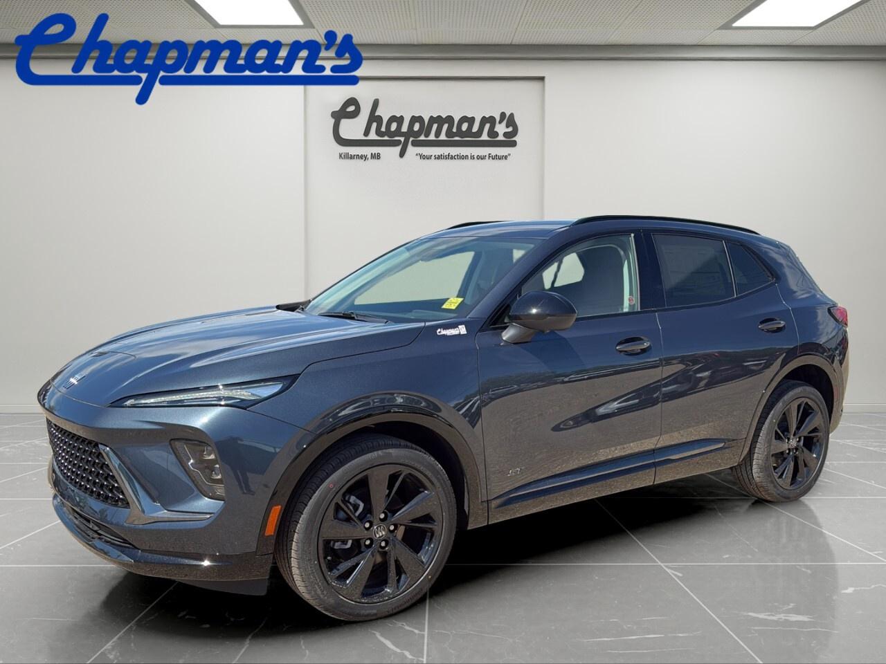 Meet the new 2026 Buick Envision Sport Touring Awd at Chapman Chevrolet Buick GMC in Killarney. This brand new SUV blends sharp style, smart utility, and confident all-wheel drive for life in every season. Its blue exterior pairs well with the Garnet interior with Ebony accents for a refined and modern look.

The 2026 Buick Envision Sport Touring Awd is powered by a 2.0L I4 gas engine and an automatic transmission. It is built to deliver smooth power for daily driving and steady highway comfort. With an engine block heater included, this SUV is also well suited for cold Canadian mornings.

FEATURES OF THE Envision Sport Touring Awd

»» Sport-focused exterior styling with bold details
»» All-wheel drive for four-season confidence
»» Blue exterior with premium cabin contrast
»» Automatic transmission for easy daily driving

ADVANCED SAFETY FEATURES

»» Buick driver-assist features support safer travel
»» Stable all-wheel drive adds road confidence
»» Strong body structure supports occupant protection
»» Clear outward visibility helps daily awareness

PERFORMANCE AND EFFICIENCY

»» 2.0L I4 gas engine delivers smooth power
»» Automatic transmission supports relaxed daily driving
»» All-wheel drive improves year-round traction
»» Engine block heater helps cold starts

COMFORT AND CONVENIENCE

»» Spacious cabin suits family and commuting
»» Garnet interior adds upscale visual appeal
»» Ebony accents create a refined atmosphere
»» Four-door SUV design eases passenger entry

TECHNOLOGY AND CONNECTIVITY

»» Driver-focused layout keeps controls easy
»» Modern Buick cabin supports connected travel
»» Clear displays help monitor vehicle functions
»» Simple interface supports everyday convenience

CARGO SPACE

»» Rear cargo area suits daily essentials
»» SUV shape supports flexible loading needs
»» Wide opening helps place larger items
»» Cabin layout balances people and gear

WHAT OTHER OWNERS LIKE

»» Quiet ride quality on city roads
»» Confident all-wheel drive in poor weather
»» Comfortable cabin for long daily trips
»» Good balance of power and ease

The 2026 Buick Envision Sport Touring Awd brings together comfort, capability, and premium design in one well-rounded package. It is a smart choice for drivers who want a refined compact SUV that feels ready for workdays, weekends, and changing prairie weather.

At Chapman Chevrolet Buick GMC in Killarney, this brand new Buick stands out with its fresh styling, useful engine block heater, and confident all-wheel drive system. The blue finish gives it a crisp road presence, while the Garnet interior with Ebony accents adds warmth and character inside.

If you want a modern SUV with Buick refinement, practical space, and everyday confidence, the 2026 Buick Envision Sport Touring Awd deserves a closer look. It offers the kind of versatility many Canadian drivers want, along with the polished feel expected from a new Buick.

This 2026 Buick Envision Sport Touring Awds VIN is: LRBFZPR48TD075409.