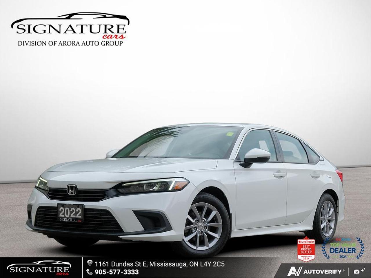 2022 Honda Civic EX No Accident Sunroof  Lane Assist Carplay Photo0
