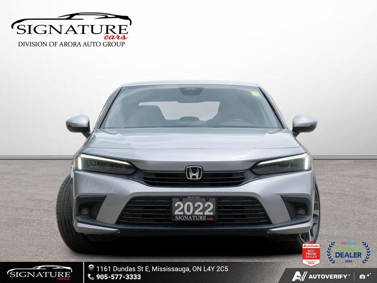 2022 Honda Civic Touring No Accident Sunroof Leather Navigation Photo