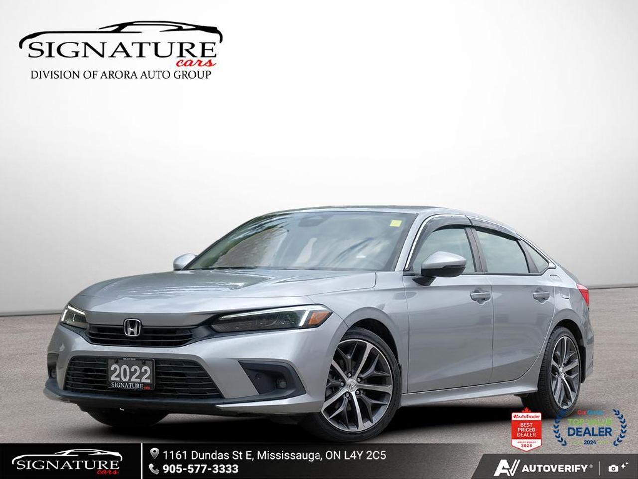 2022 Honda Civic Touring No Accident Sunroof Leather Navigation Photo
