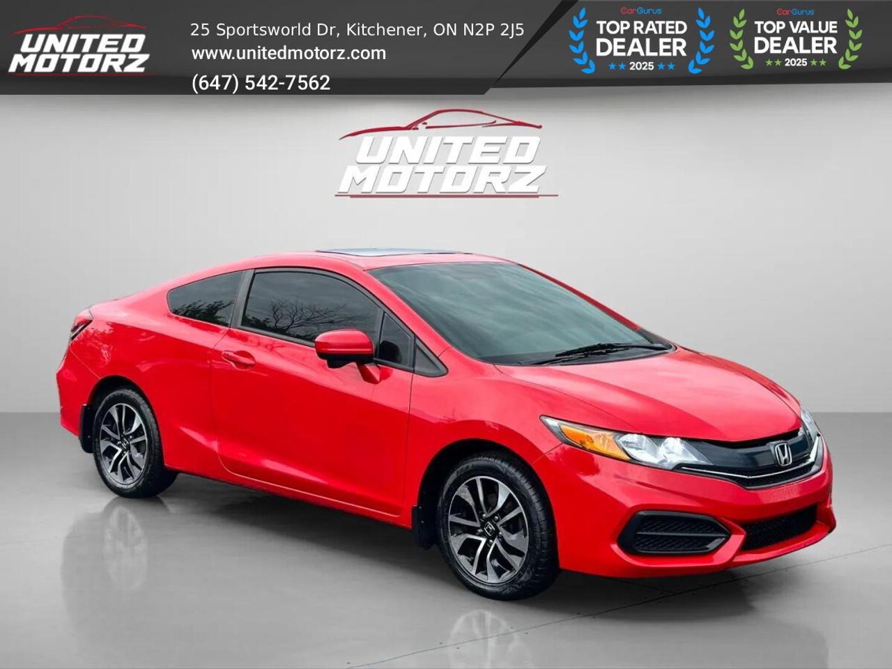 2015 Honda Civic EX MAN CPE~SAFETY CERTIFIED~ NO ACCIDENTS~ Photo