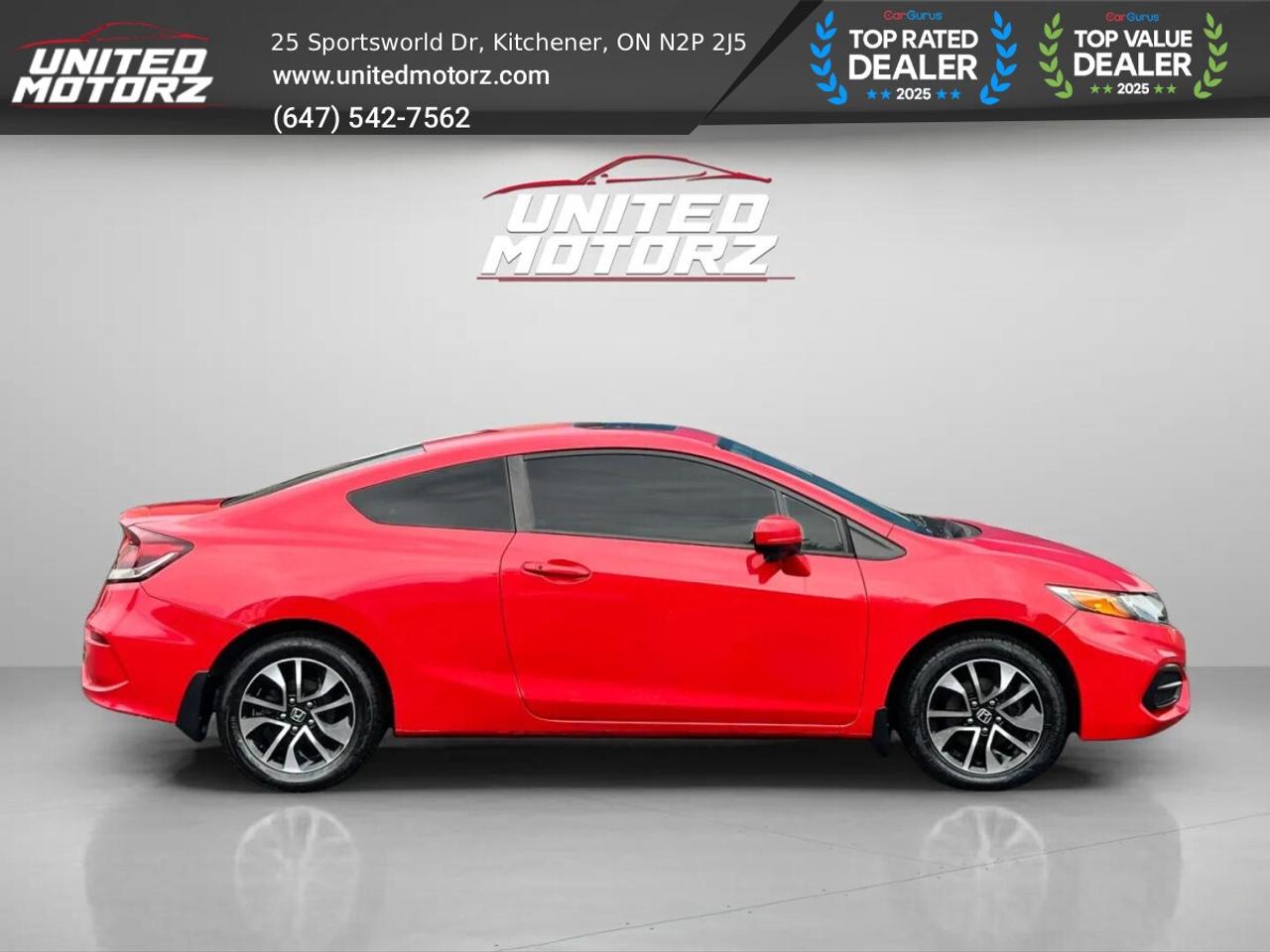 2015 Honda Civic EX MAN CPE~SAFETY CERTIFIED~ NO ACCIDENTS~ Photo