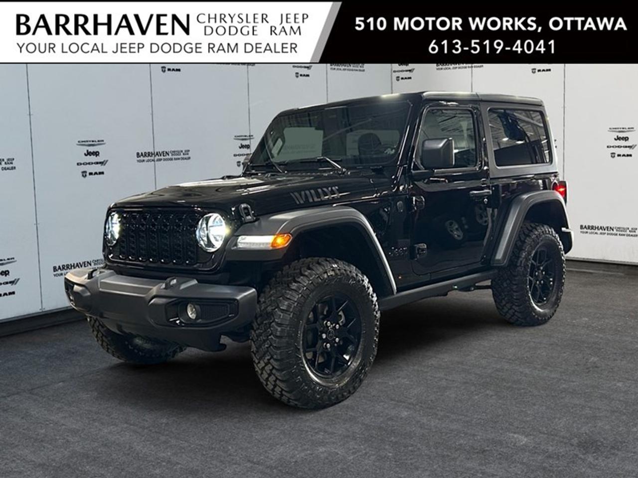 Used 2025 Jeep Wrangler Willys 2 Door 4x4 for sale in Ottawa, ON