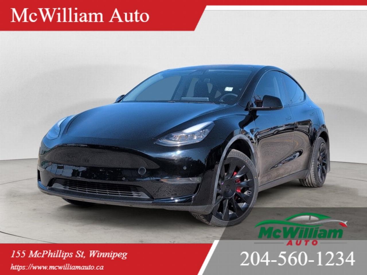 <br>MECHANICAL / PERFORMANCE<br><br> <br><br>Dual Motor All-Wheel Drive Long Range Battery Acceleration Boost Package Electric Powertrain Single-Speed Automatic Transmission Regenerative Braking System Heat Pump System Drive Mode Select Power Steering<br><br> <br><br>SAFETY<br><br> <br><br>Autosteer Included Forward Collision Warning Automatic Emergency Braking Blind Spot Monitoring Lane Departure Avoidance Adaptive Cruise Control Rear View Camera 360-Degree Camera System Electronic Stability Control Traction Control ABS Brakes Tire Pressure Monitoring System Advanced Airbag System Child Safety Locks FSD Computer 3.0 Hardware 8 Exterior Cameras Ultrasonic Sensors<br><br> <br><br>TECHNOLOGY / INFOTAINMENT<br><br> <br><br>Large Touchscreen Display Navigation System Bluetooth Connectivity Premium Audio System Voice Command System Wireless Phone Connectivity USB-C Charging Ports Wireless Charging Pad Over-the-Air Software Updates Standard Connectivity Included Wi-Fi Connectivity Keyless Entry Phone Key Capability Remote Vehicle Access App<br><br> <br><br>COMFORT / INTERIOR<br><br> <br><br>Heated Front Seats Heated Rear Seats Heated Steering Wheel Dual Zone Climate Control Power Front Seats Memory Driver Seat Panoramic Glass Roof Power Windows Power Door Locks Power Folding Mirrors Premium Interior Trim Split Folding Rear Seats Rear Seat Air Vents Center Console Storage<br><br> <br><br>EXTERIOR / STYLING<br><br> <br><br>LED Headlights LED Daytime Running Lights Power Liftgate Flush Door Handles Tinted Glass Roof Body Colour Mirrors Body Colour Door Handles Rear Spoiler Alloy Wheels Black Exterior Trim Aerodynamic Exterior Design<br><br> <br><br>OFF ROAD / CAPABILITY<br><br> <br><br>All-Wheel Drive Capability Traction Management System Regenerative Braking Control Long Range Driving Capability<br><br> <br><br>Dealer Permit No.4611 Stock Number#4903 McWilliam Auto, 155 McPhillips Street, Winnipeg MB<br><br> <br><br> <br><br> <br><br>IMPORTANT DISCLAIMER: This vehicle is a used vehicle, all the features and information may not be accurate from the descriptions above, please check the vehicle in person and confirm for your self