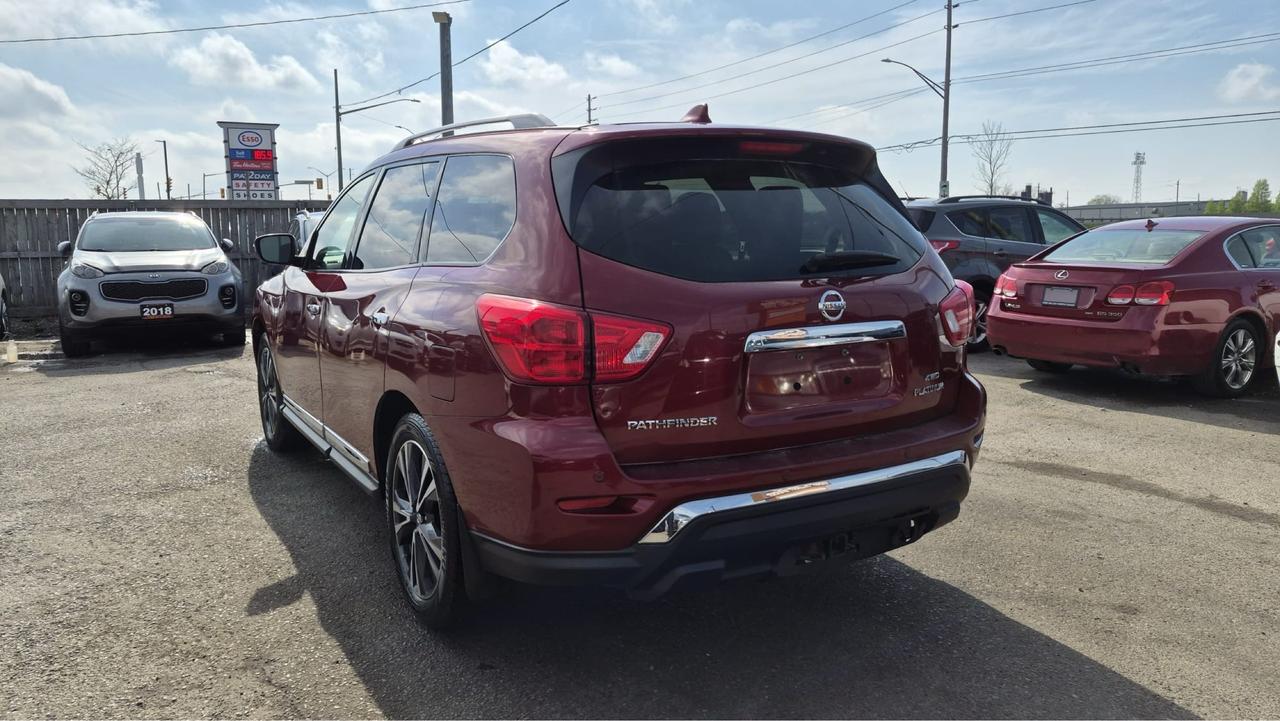 2019 Nissan Pathfinder PLATINUM, 8 PASSENGER, DVD, NAVI, LOADED, CERT Photo2