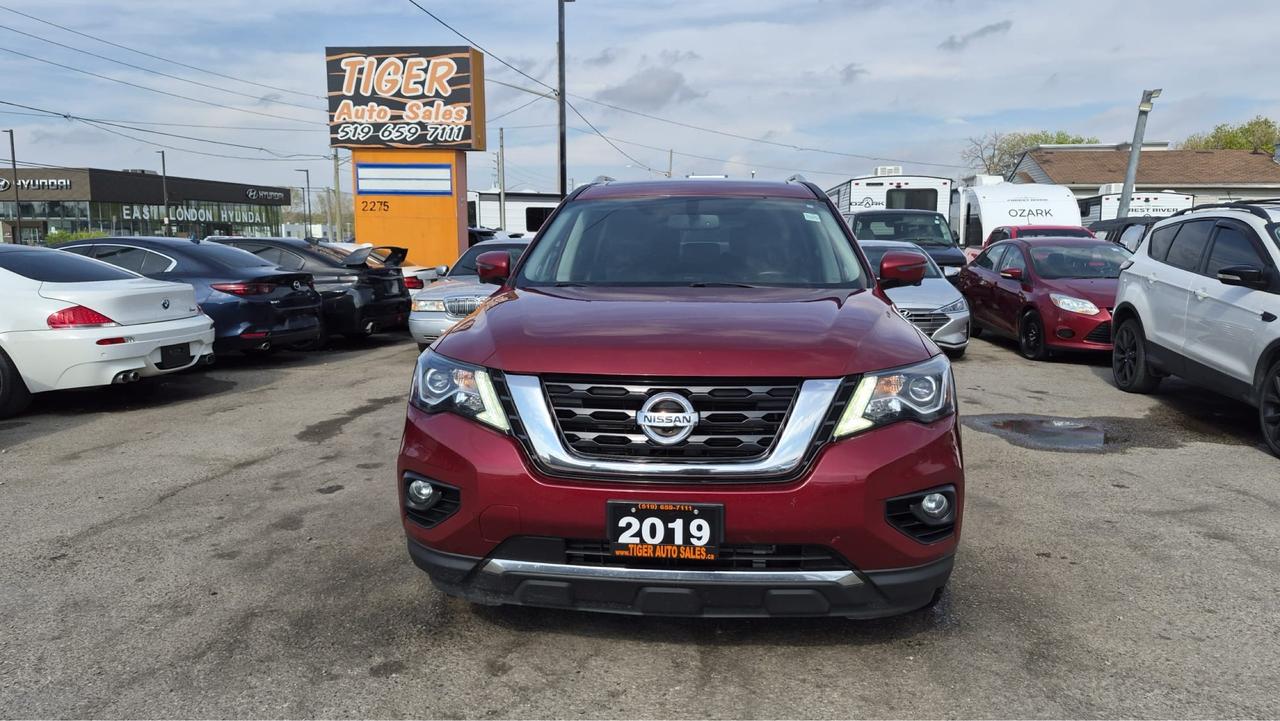2019 Nissan Pathfinder PLATINUM, 8 PASSENGER, DVD, NAVI, LOADED, CERT Photo