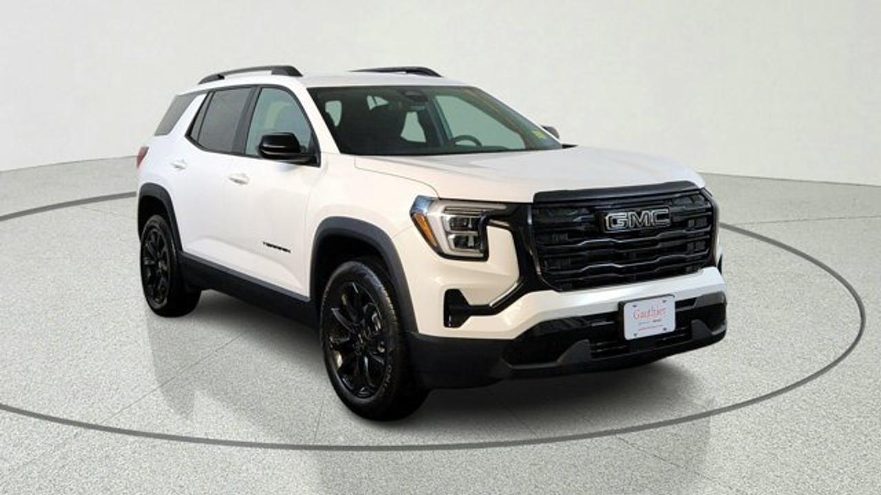 The 2026 GMC Terrain stands out with its bold Summit White exterior and a spacious, comfortable After Dark interior. Powered by an efficient yet capable 1.5L turbocharged engine paired with an 8-speed automatic transmission, this SUV provides smooth acceleration and confident handling in various road conditions thanks to its advanced all-wheel-drive system. Whether you are navigating city streets or heading out on the highway, you will appreciate the active noise cancellation that keeps the cabin quiet and peaceful.Inside, the Terrain is packed with intuitive technology designed to keep you connected and comfortable. The centerpiece is the impressive 15-inch diagonal premium infotainment display featuring Google Built-In compatibility. With wireless Apple CarPlay and Android Auto, your favorite apps, navigation, and music are always within reach. Plus, with heated front seats and a heated steering wheel, this SUV ensures you stay cozy regardless of the weather outside.Safety is a top priority in the new GMC Terrain. This vehicle comes equipped with a comprehensive suite of driver-assistance features, including enhanced automatic emergency braking, blind zone steering assist, and lane-keep assist. These technologies work in the background to help you drive with greater confidence, while the HD rear vision camera and rear park assist make parking and maneuvering in tight spaces simple and stress-free.