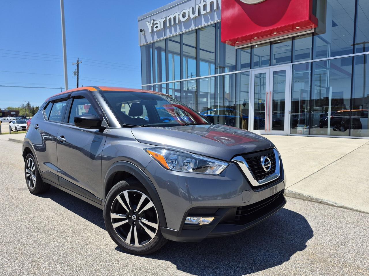 <p data-start=0 data-end=363>Turn heads in this stylish and fuel-efficient <span class=hover:entity-accent entity-underline inline cursor-pointer align-baseline><span class=whitespace-normal>2019 Nissan Kicks SV</span></span>! Perfect for city driving and weekend getaways, the Kicks SV delivers a smooth ride, modern technology, and impressive versatility in a compact SUV design. With its sporty styling, comfortable interior, and excellent fuel economy, this Kicks is ready for wherever life takes you.</p><p data-start=365 data-end=775>Equipped with great features including a touchscreen infotainment system with Apple CarPlay and Android Auto, heated front seats, remote start, intelligent emergency braking, blind spot warning, rear cross traffic alert, alloy wheels, and a spacious cargo area. The elevated seating position gives you a confident view of the road while Nissan&rsquo;s advanced safety features help keep you protected on every drive.</p><p data-start=777 data-end=917 data-is-last-node= data-is-only-node=>If you&rsquo;re looking for an affordable crossover that&rsquo;s practical, reliable, and fun to drive, this 2019 Nissan Kicks SV is a fantastic choice!</p>