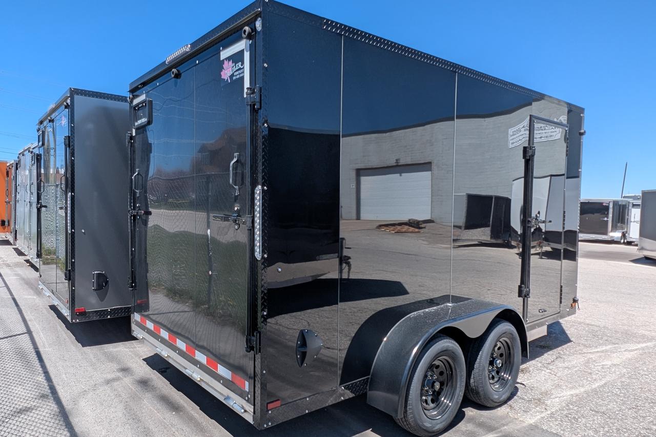 2026 Canadian Trailer Company 7x14 V Nose Cargo Trailer Aluminum Tandem Axle Photo2