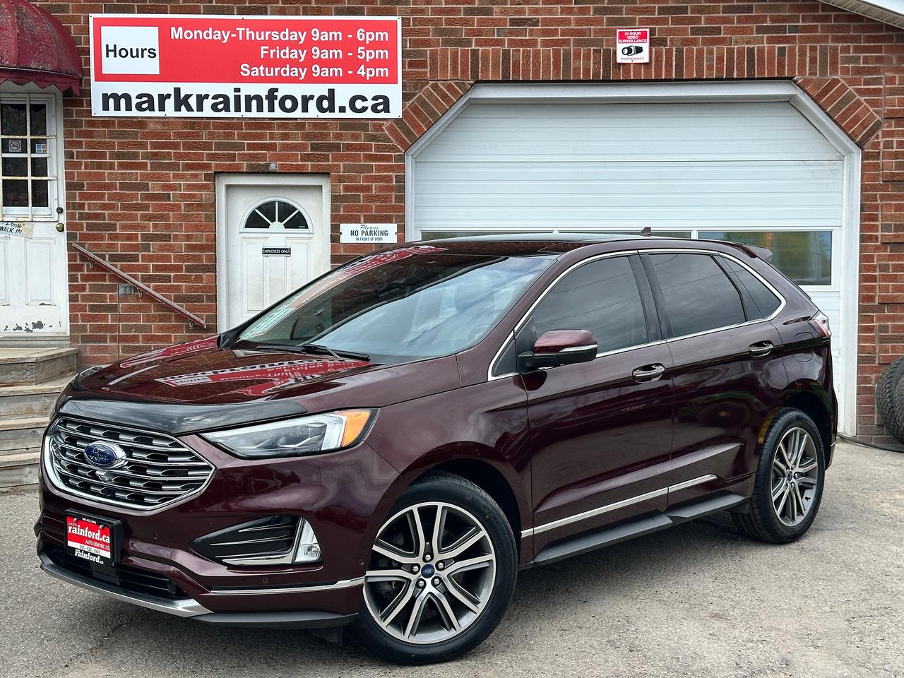 2019 Ford Edge TitaniumAWD PanoRoof HTD/CLD Leather XM NAV Alloys