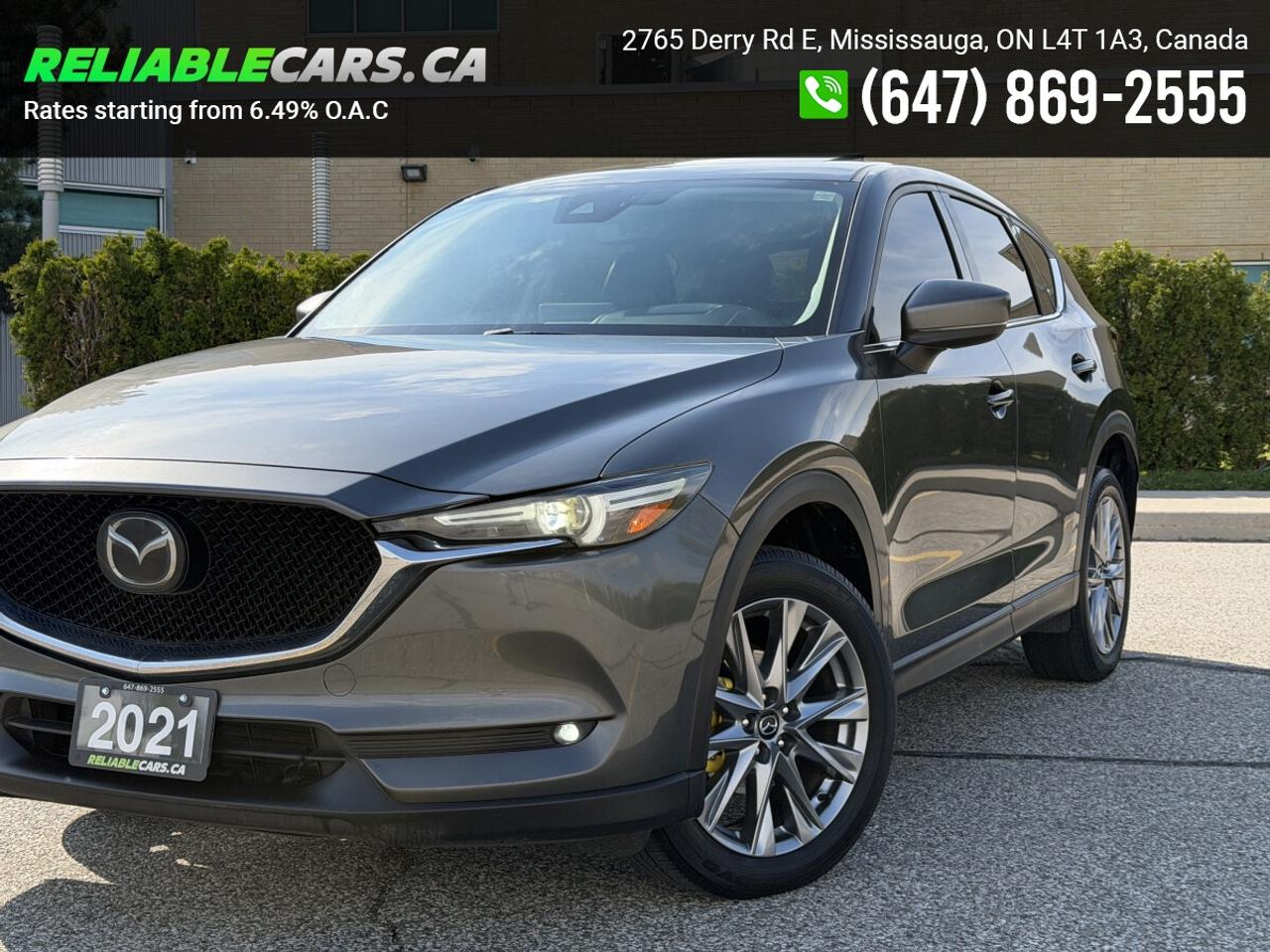 2021 Mazda CX-5 GT | AWD | No-Accident | Leather | Sunroof | Hud Photo