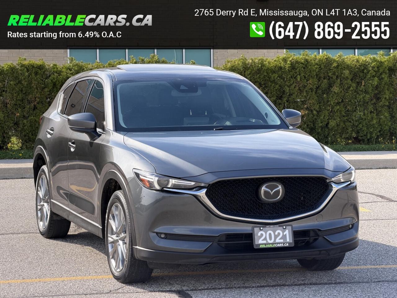 2021 Mazda CX-5 GT | AWD | No-Accident | Leather | Sunroof | Hud Photo