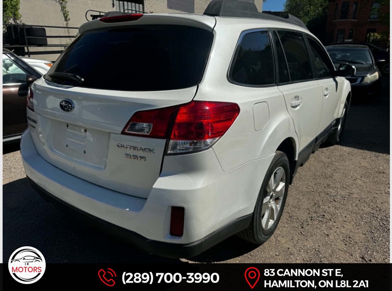 2012 Subaru Outback 3.6R w/Limited Pkg – AWD – Certified – War  Photo4