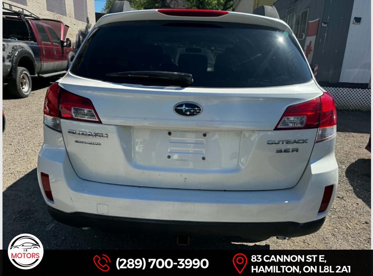 2012 Subaru Outback 3.6R w/Limited Pkg – AWD – Certified – War  Photo