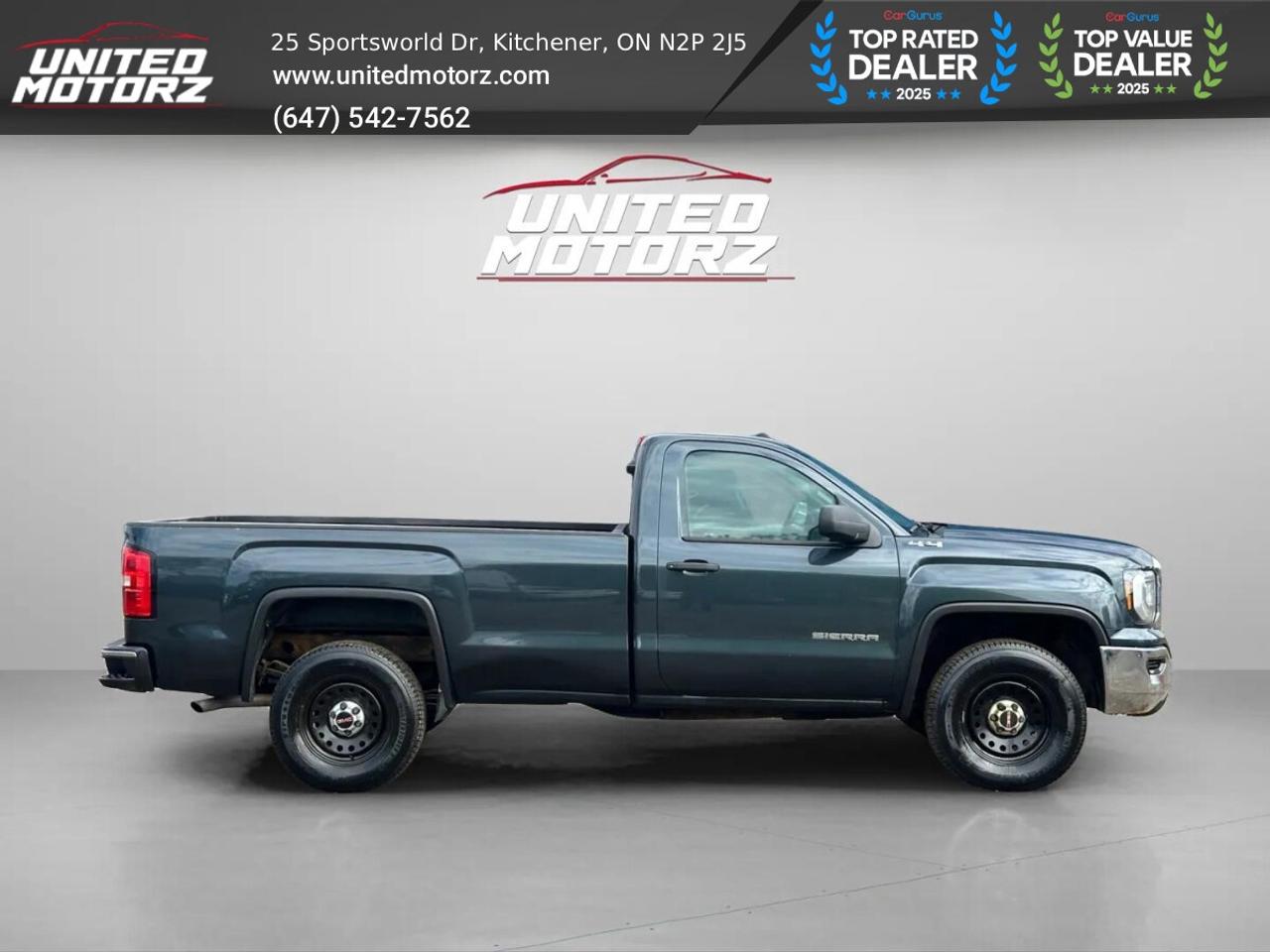 2017 GMC Sierra 1500 4WD REGULAR CAB 133"~SAFETY CERTIFIED~ 20 SERVICE Photo