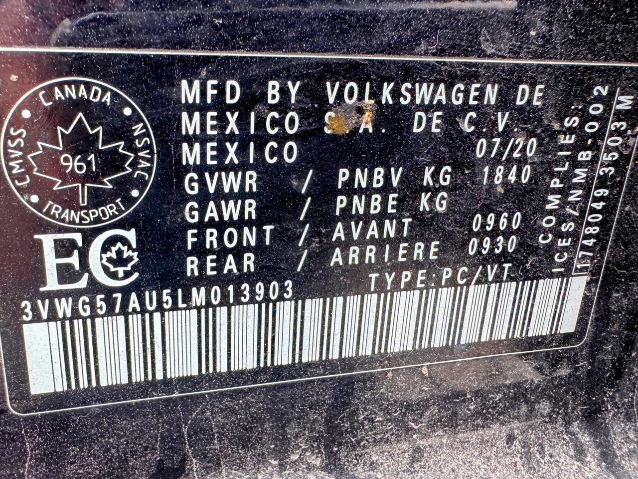 2020 Volkswagen Golf  Photo