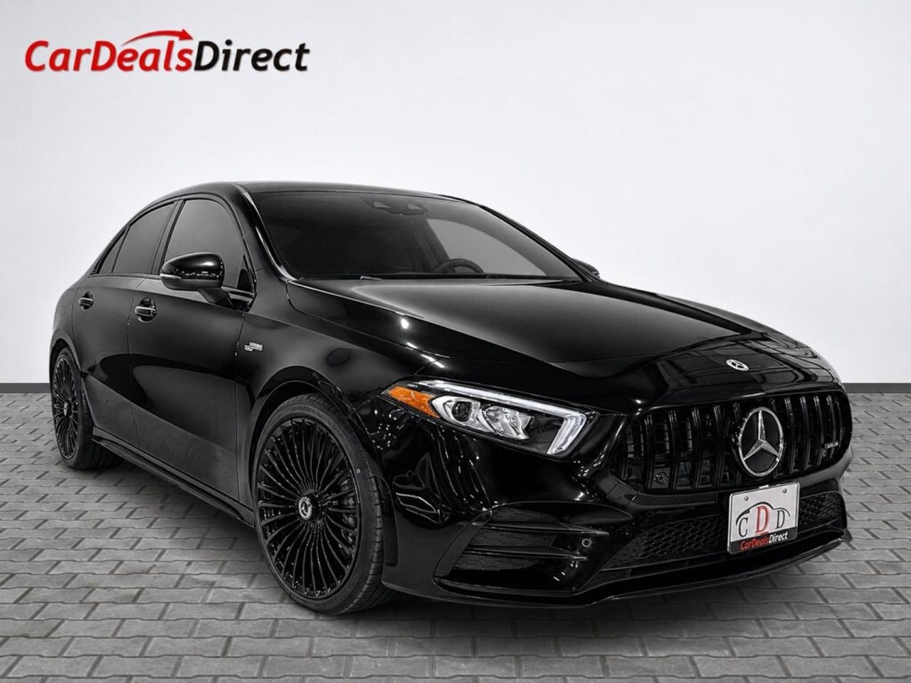 2022 Mercedes-Benz A-Class AMG A 35 4MATIC   Black on Black   Pano Roof   Nav