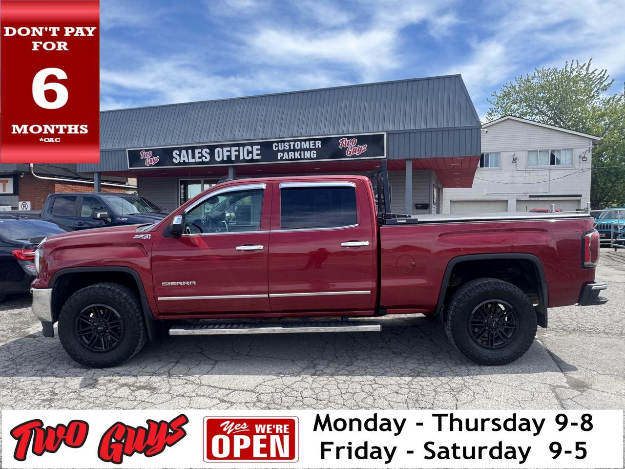 2018 GMC Sierra 1500 4WD Crew Cab 153.0  SLT Sunroof Leather Nav Photo