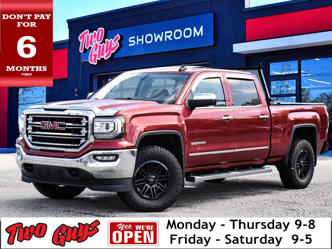 2018 GMC Sierra 1500 4WD Crew Cab 153.0  SLT Sunroof Leather Nav
