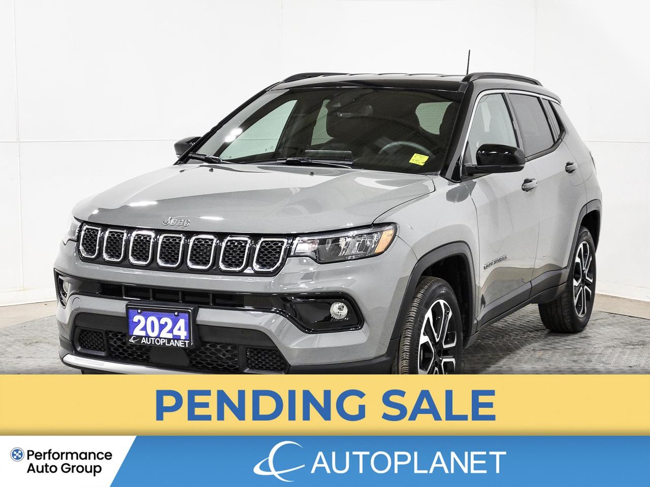 2024 Jeep Compass Limited 4x4, Back Up Cam, Heated Seats, Bluetooth! Photo0