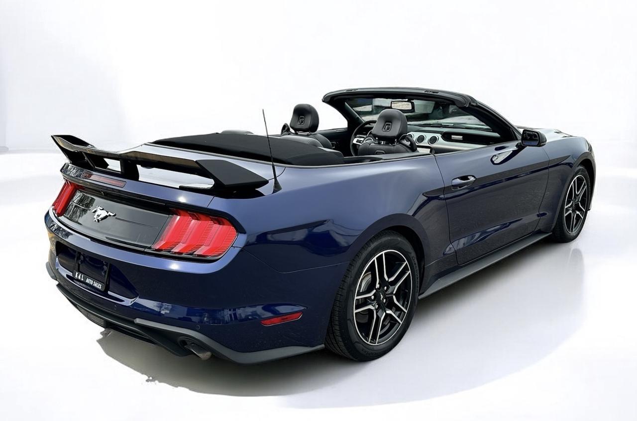 2019 Ford Mustang EcoBoost Convertible ~ LEATHER ~ CARPLAY ~ CERTIFI Photo