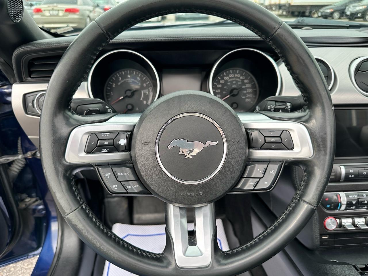 2019 Ford Mustang EcoBoost Convertible ~ LEATHER ~ CARPLAY ~ CERTIFI Photo
