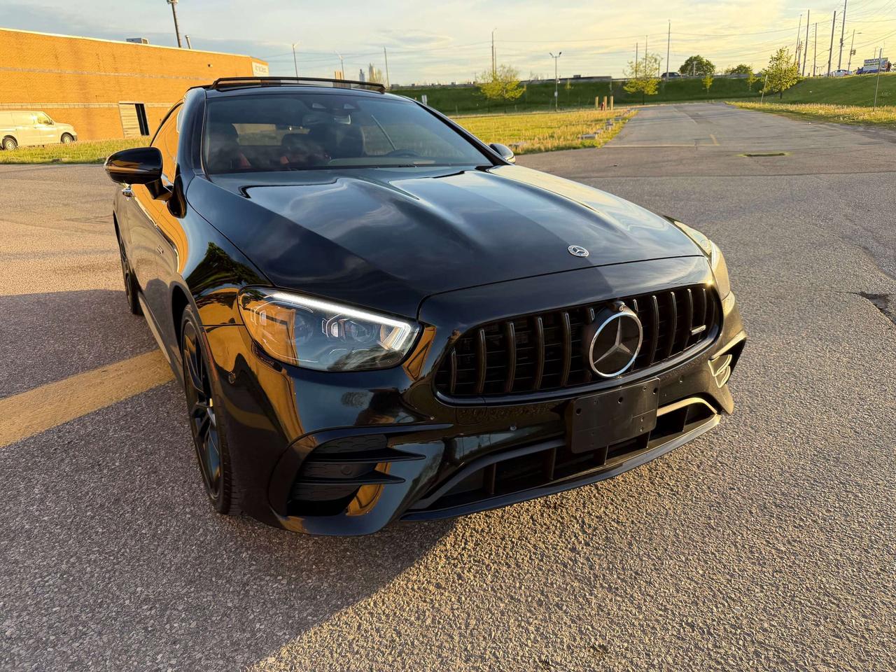 2022 Mercedes-Benz E-Class AMG E 53 4MATIC+ Coupe 1 Owner Red Interior Photo