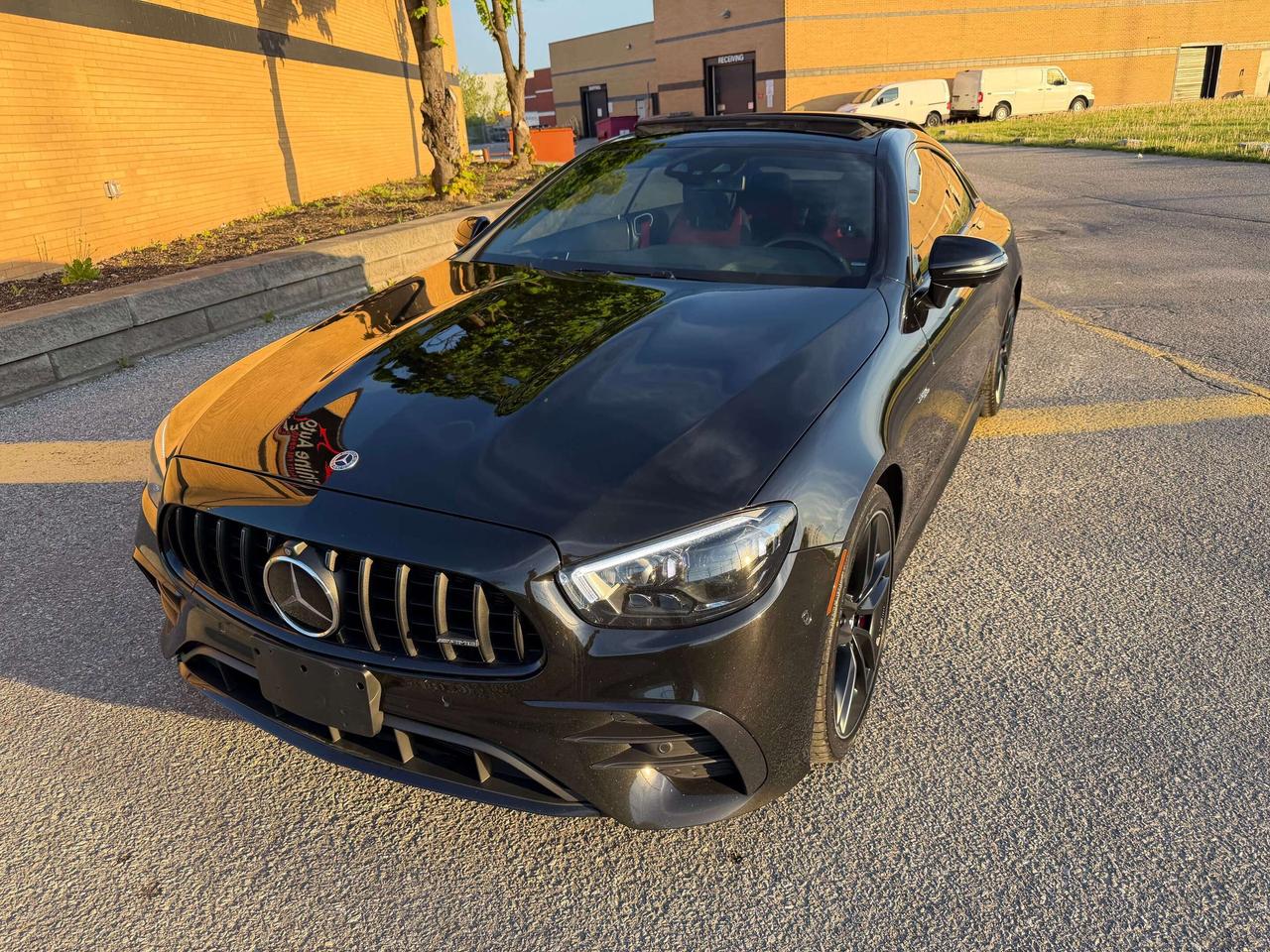 2022 Mercedes-Benz E-Class AMG E 53 4MATIC+ Coupe 1 Owner Red Interior Photo
