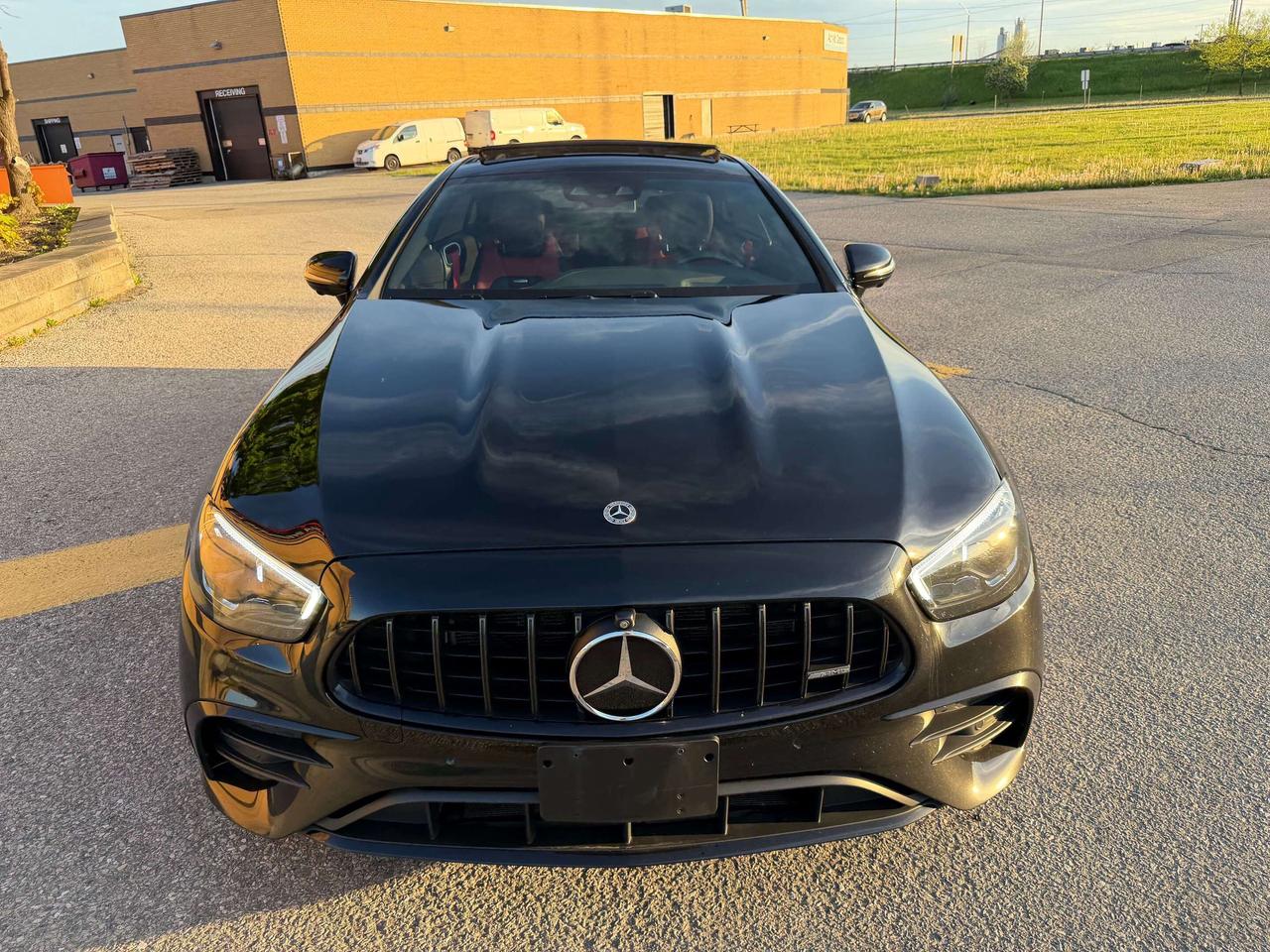 2022 Mercedes-Benz E-Class AMG E 53 4MATIC+ Coupe 1 Owner Red Interior Photo2
