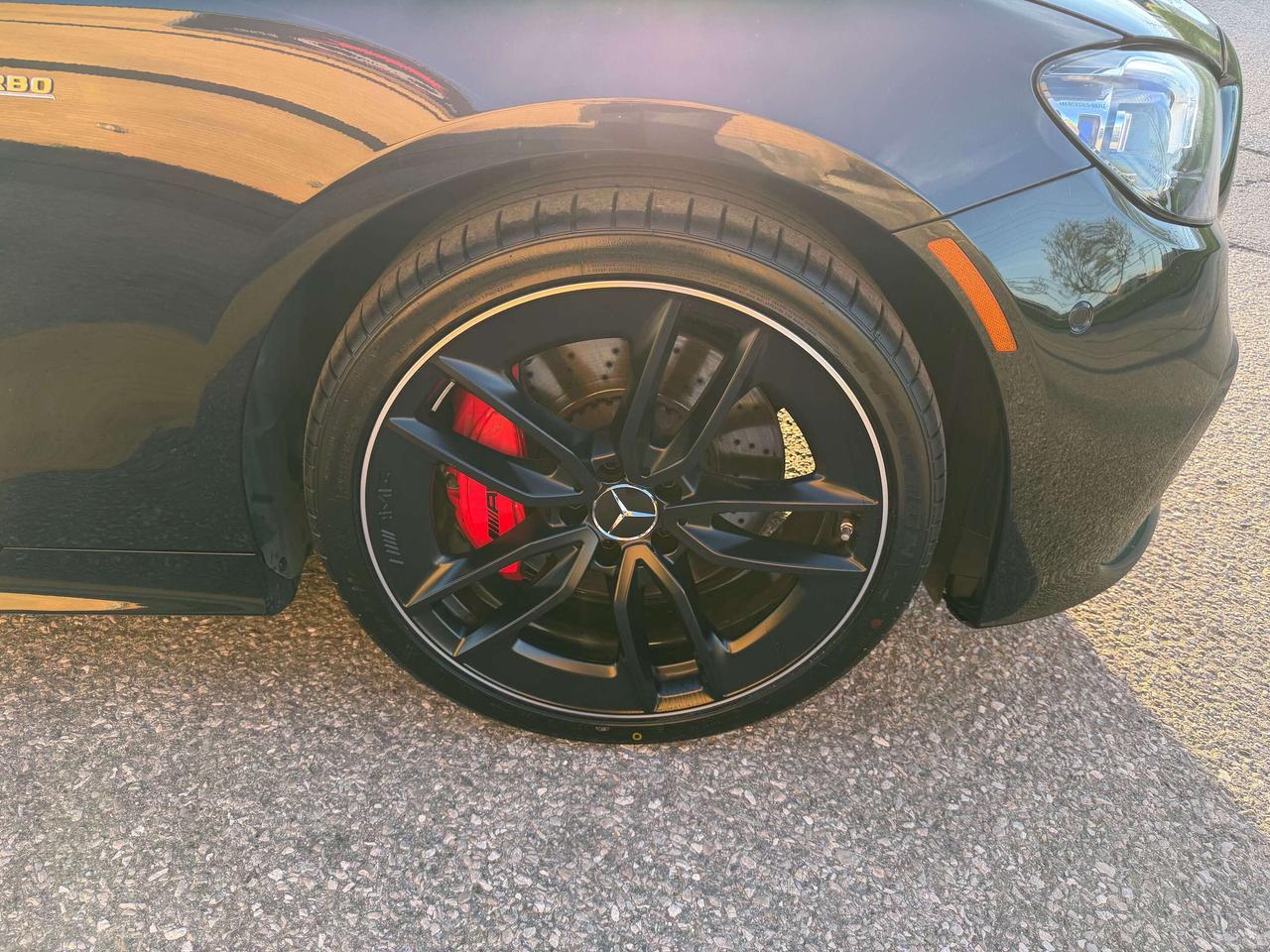 2022 Mercedes-Benz E-Class AMG E 53 4MATIC+ Coupe 1 Owner Red Interior Photo4