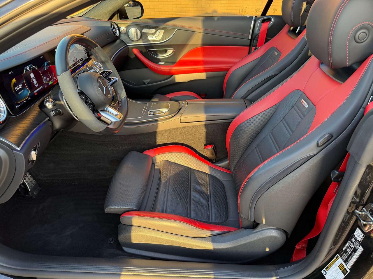 2022 Mercedes-Benz E-Class AMG E 53 4MATIC+ Coupe 1 Owner Red Interior Photo