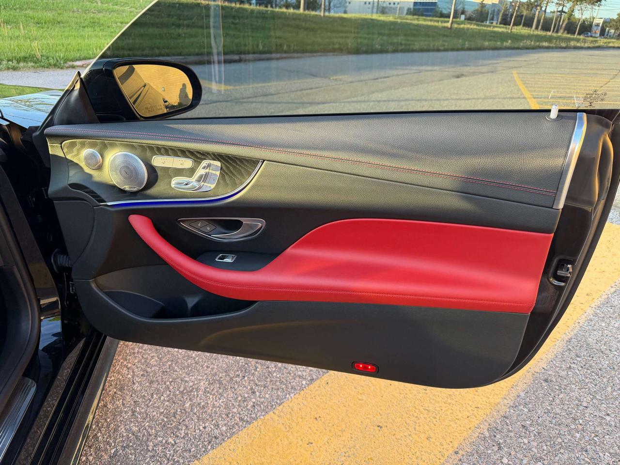 2022 Mercedes-Benz E-Class AMG E 53 4MATIC+ Coupe 1 Owner Red Interior Photo